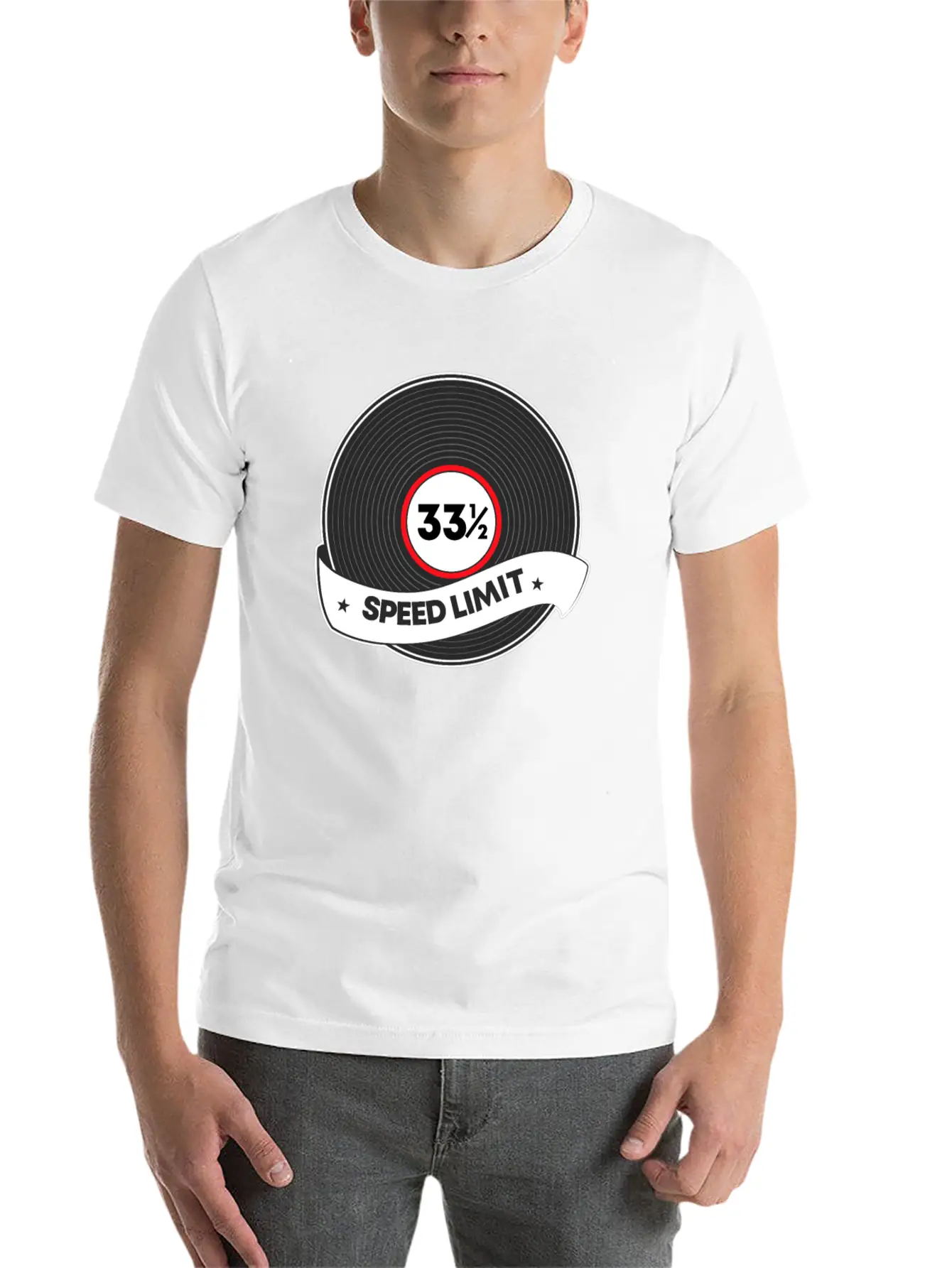 Vinly Records Audiophile Music Stylish Everyday T-Shirt – Unisex Basic Cotton Tee