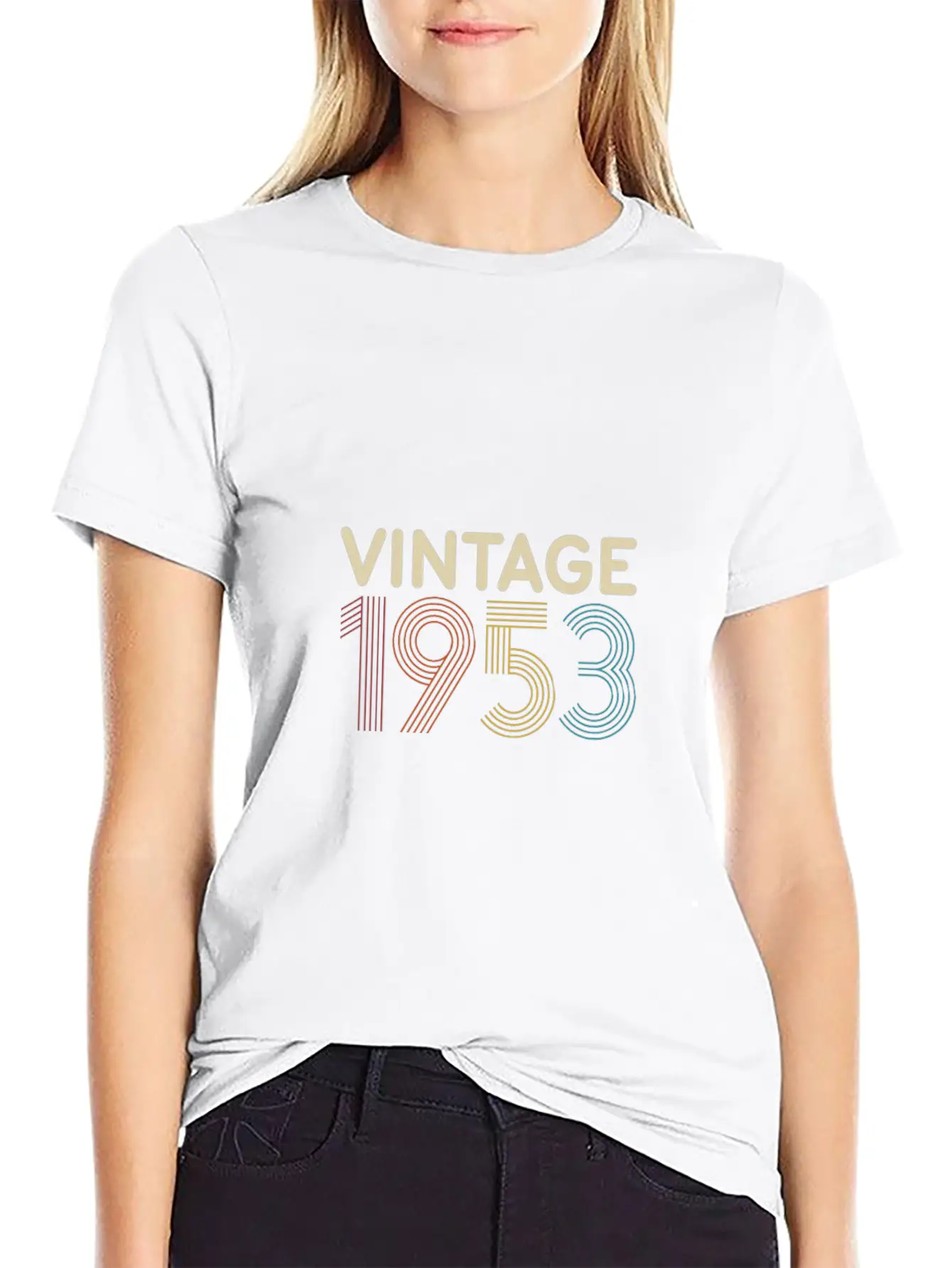 Vintage 1953 - Retro Birthday Essential Cotton Tee For Daily Outfits – Unisex Style