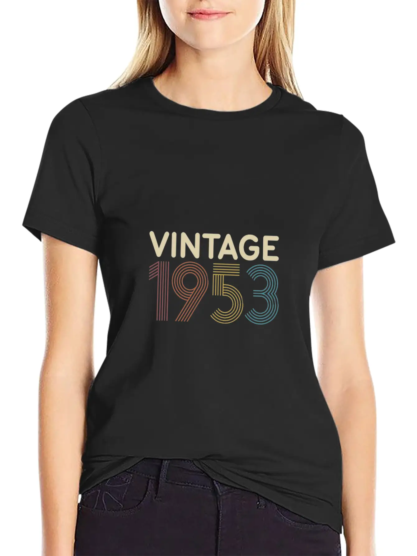 Vintage 1953 - Retro Birthday Essential Cotton Tee For Daily Outfits – Unisex Style