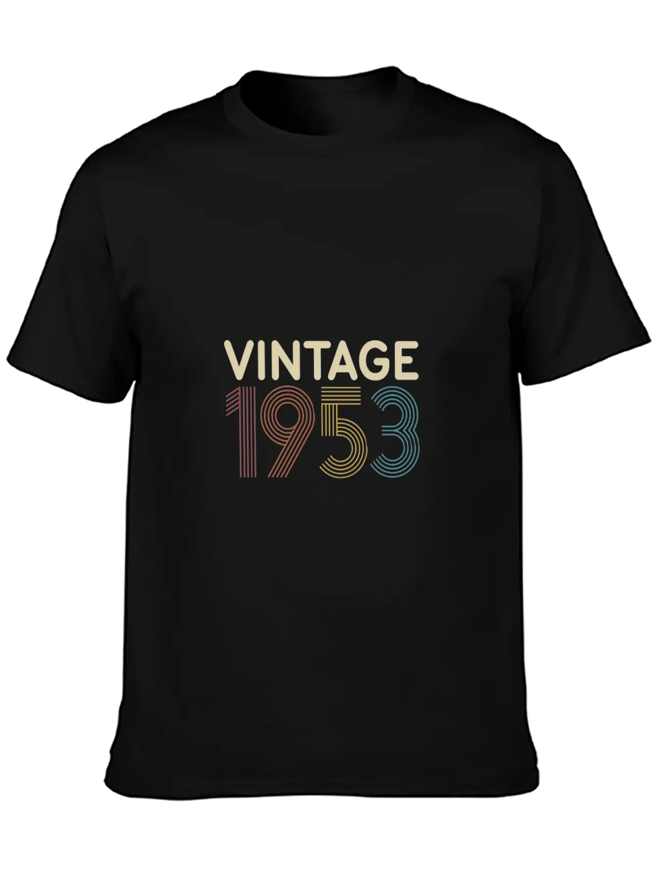 Vintage 1953 - Retro Birthday Essential Cotton Tee For Daily Outfits – Unisex Style