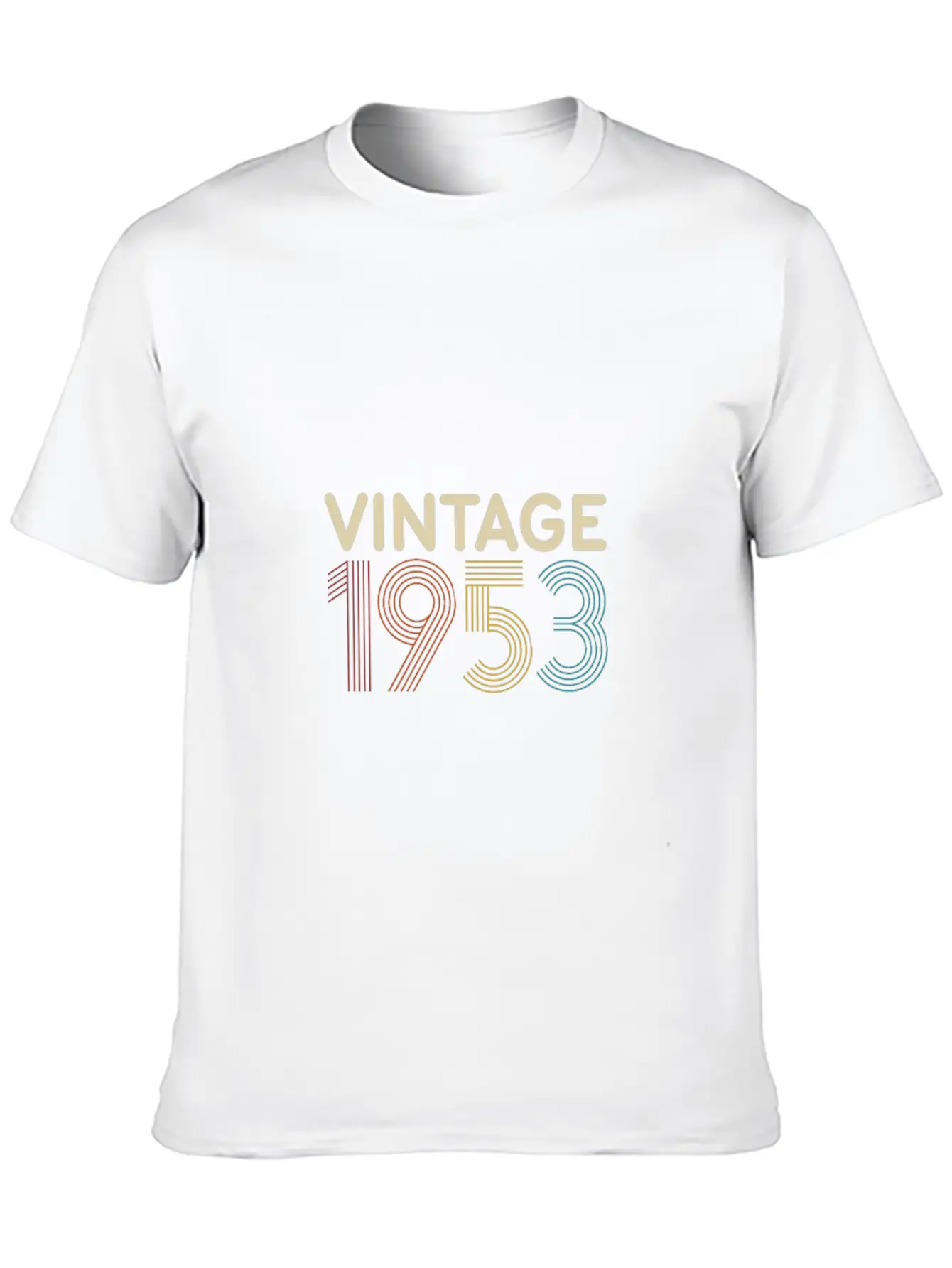 Vintage 1953 - Retro Birthday Essential Cotton Tee For Daily Outfits – Unisex Style