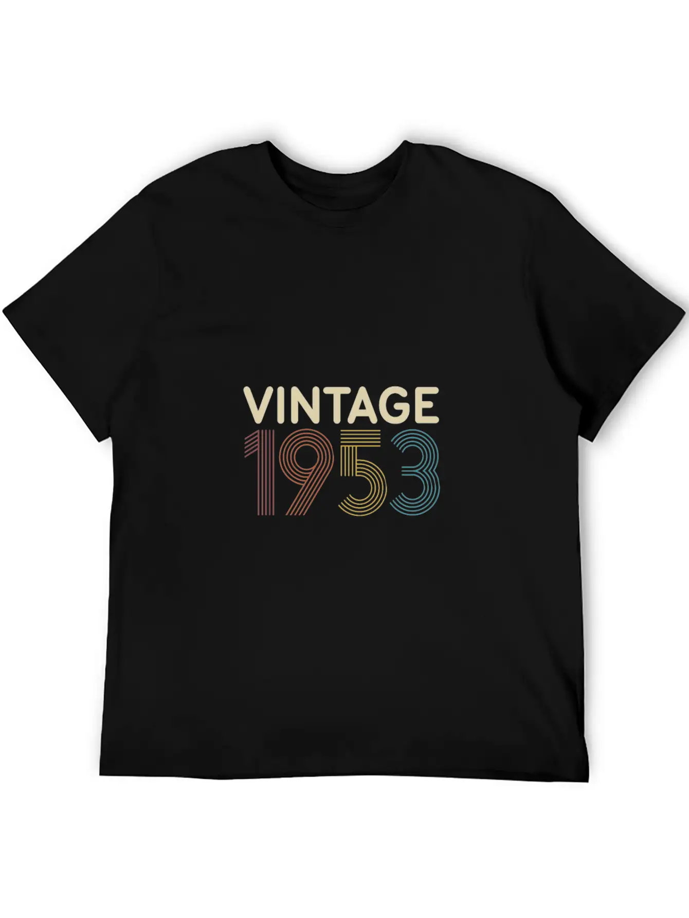Vintage 1953 - Retro Birthday Essential Cotton Tee For Daily Outfits – Unisex Style