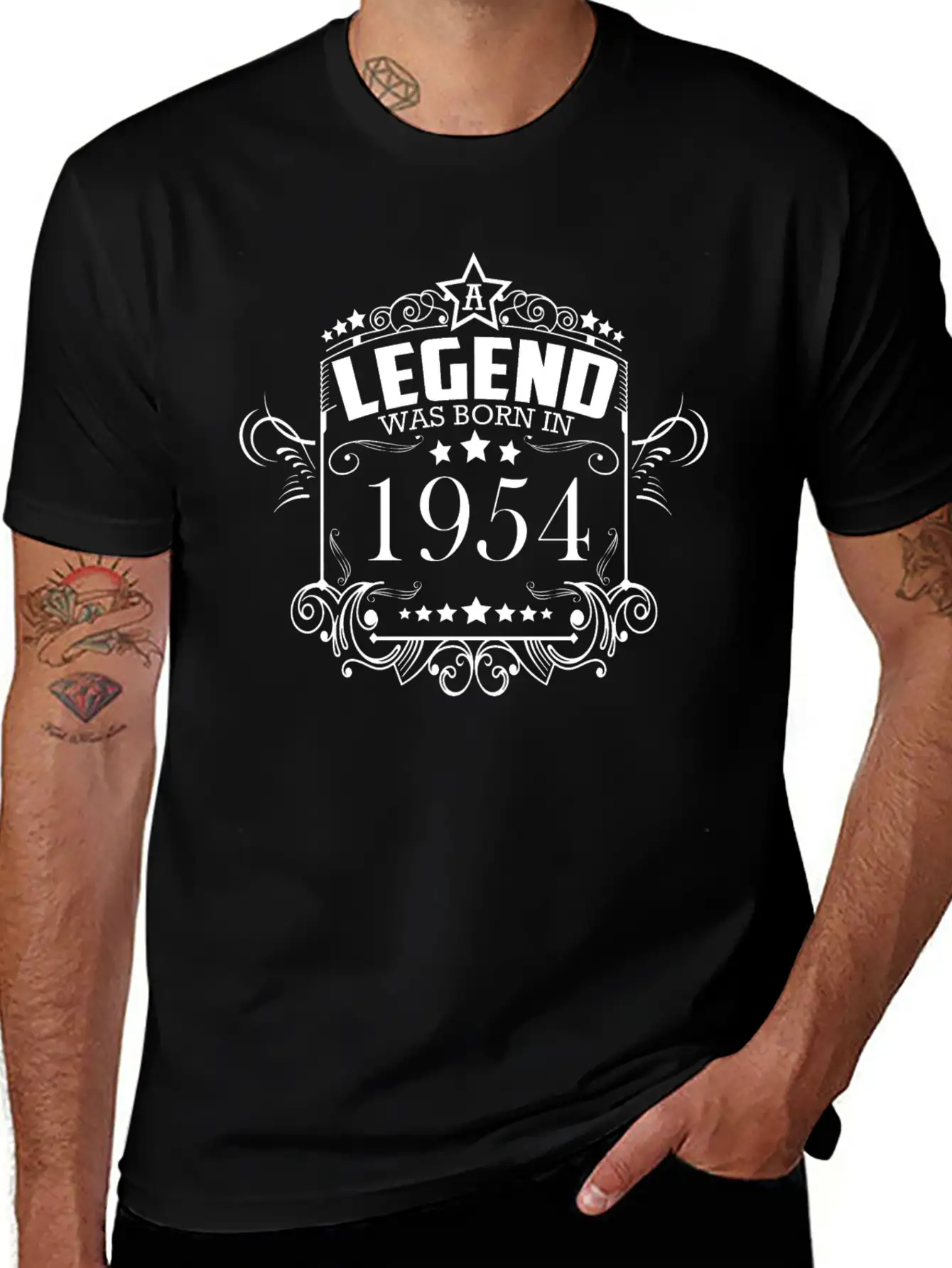 Vintage 1954 Birthday Vintage Unisex Casual T-Shirt – Clean Design For Daily Comfort