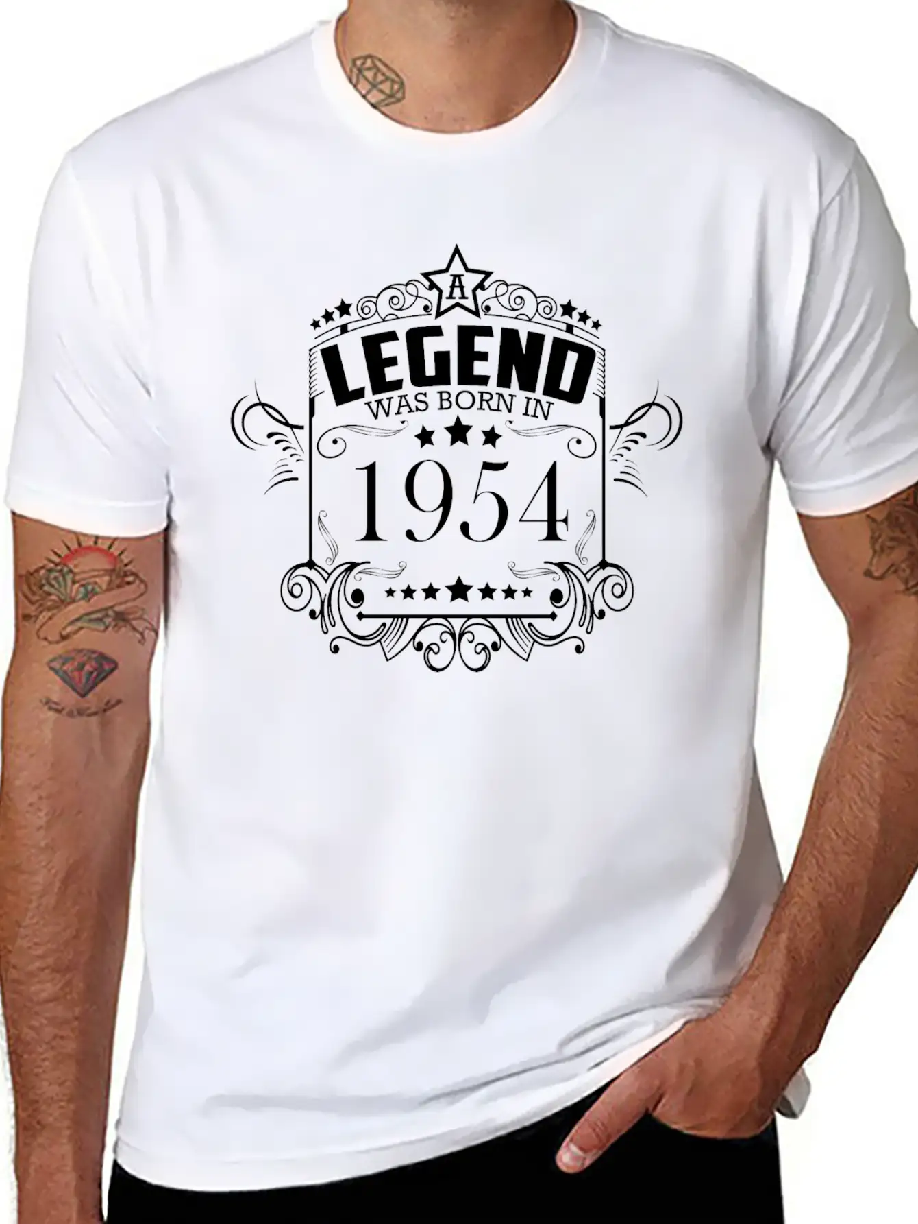 Vintage 1954 Birthday Vintage Unisex Casual T-Shirt – Clean Design For Daily Comfort