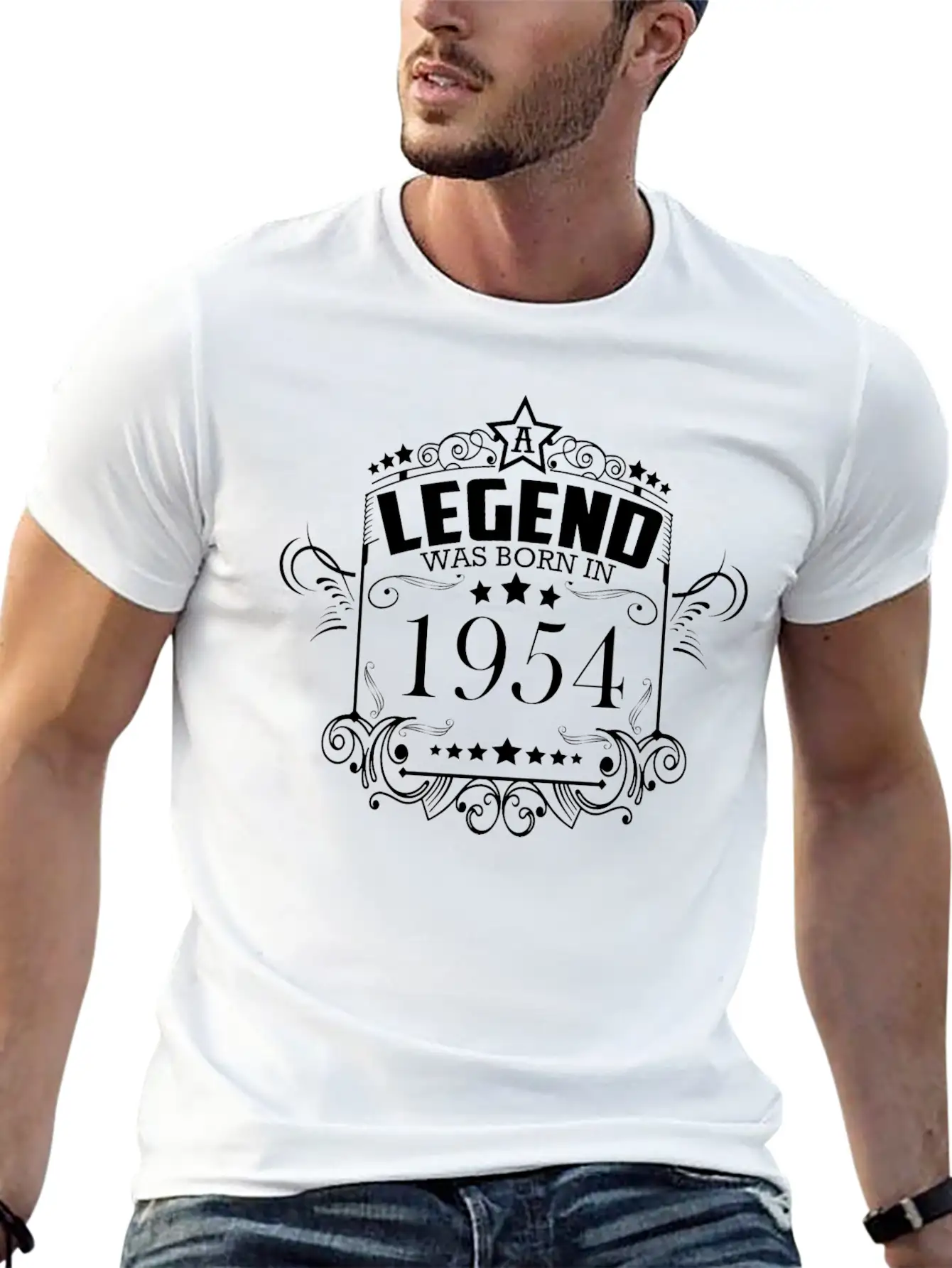 Vintage 1954 Birthday Vintage Unisex Casual T-Shirt – Clean Design For Daily Comfort