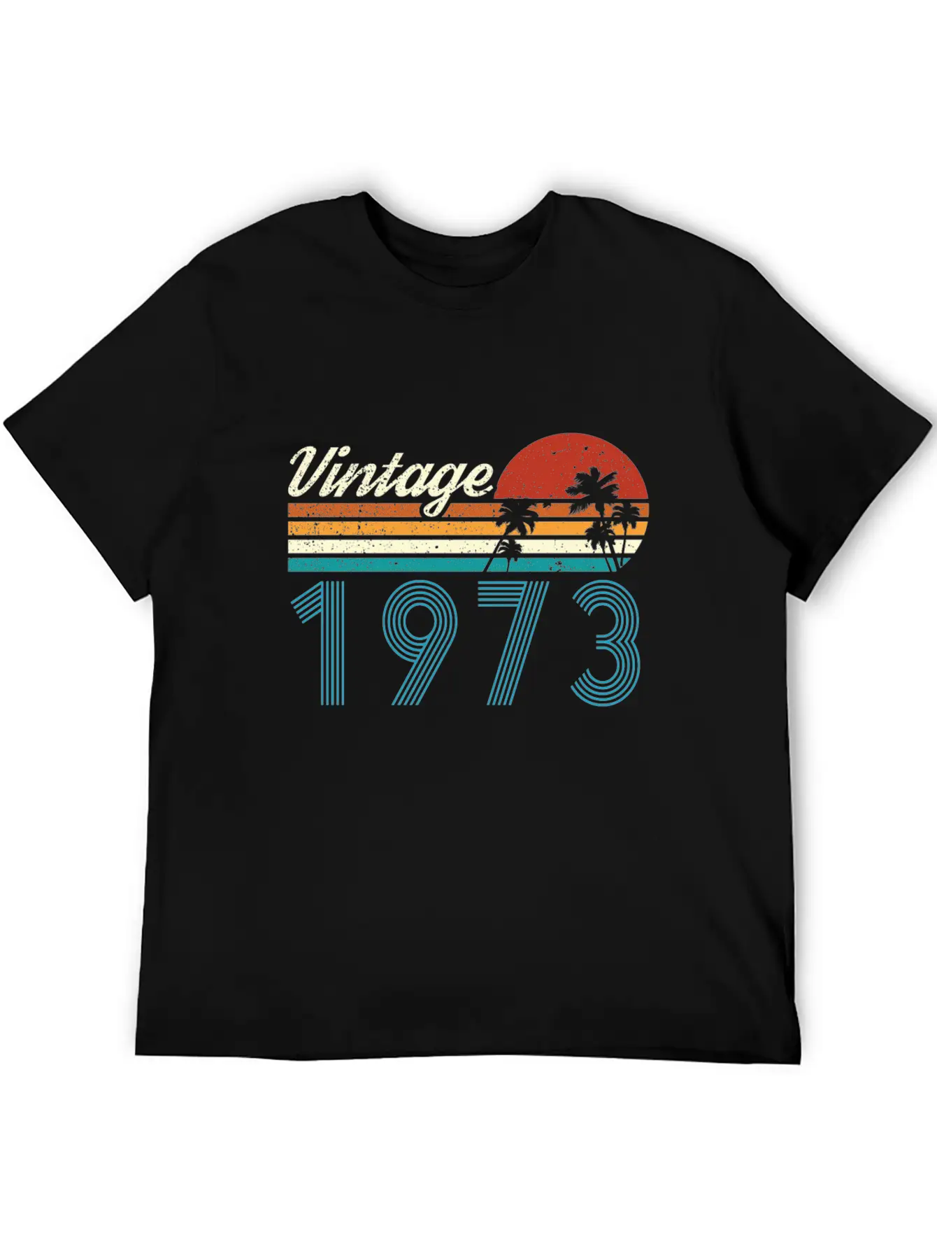 Vintage 1973 Vintage Birthday Retro Vintage Essential Cotton Tee For Daily Outfits – Unisex Style