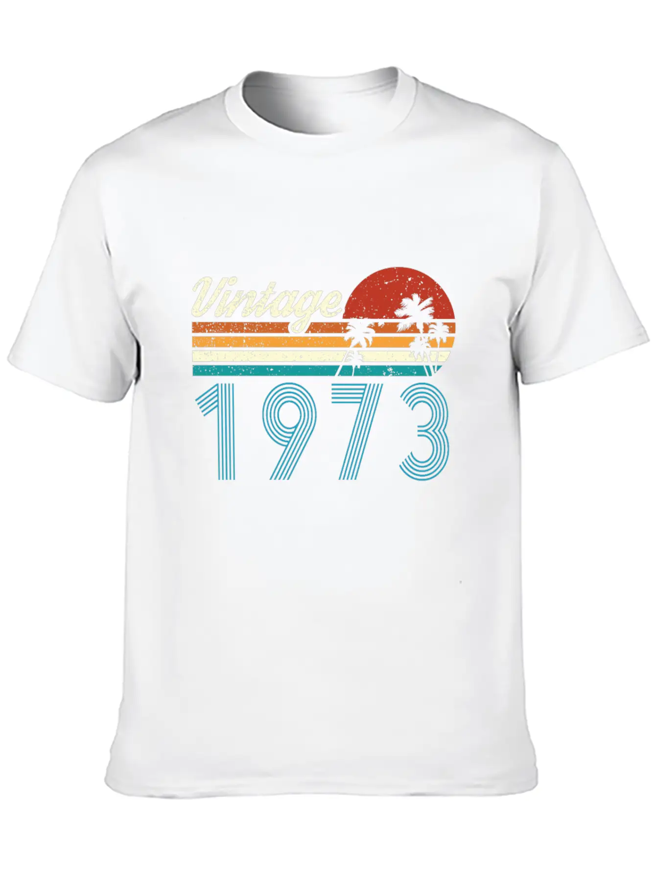 Vintage 1973 Vintage Birthday Retro Vintage Essential Cotton Tee For Daily Outfits – Unisex Style