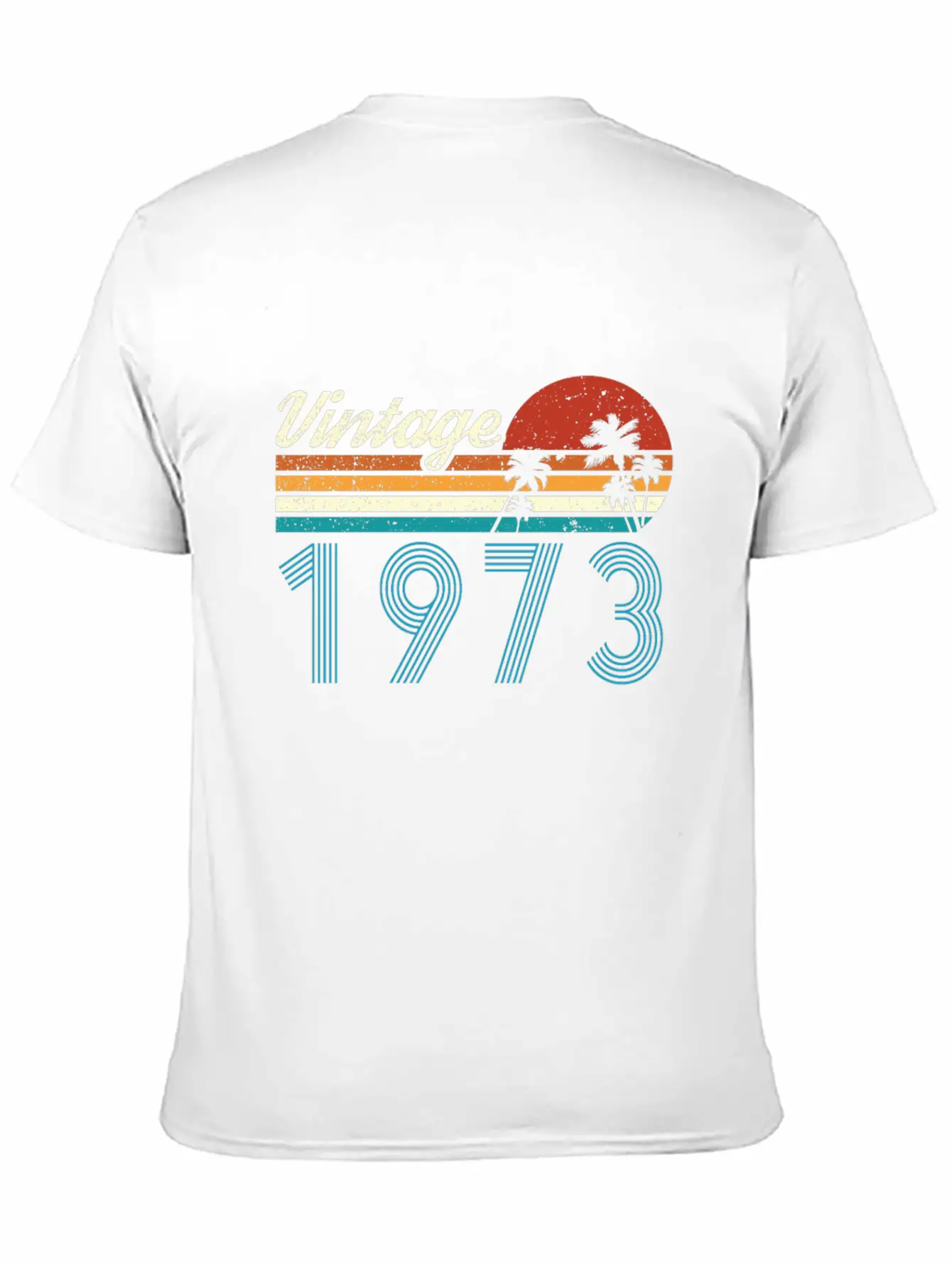 Vintage 1973 Vintage Birthday Retro Vintage Essential Cotton Tee For Daily Outfits – Unisex Style