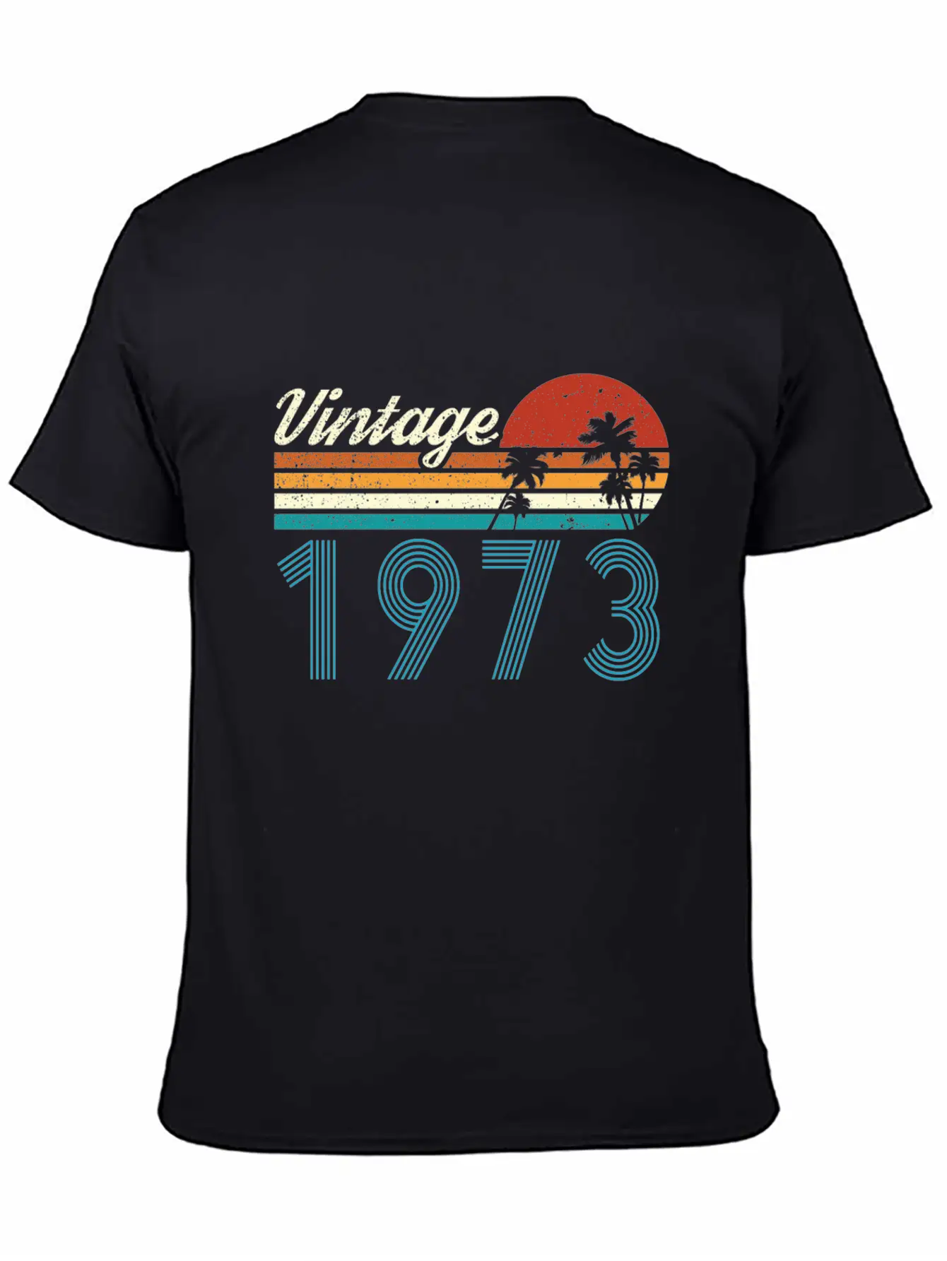 Vintage 1973 Vintage Birthday Retro Vintage Essential Cotton Tee For Daily Outfits – Unisex Style