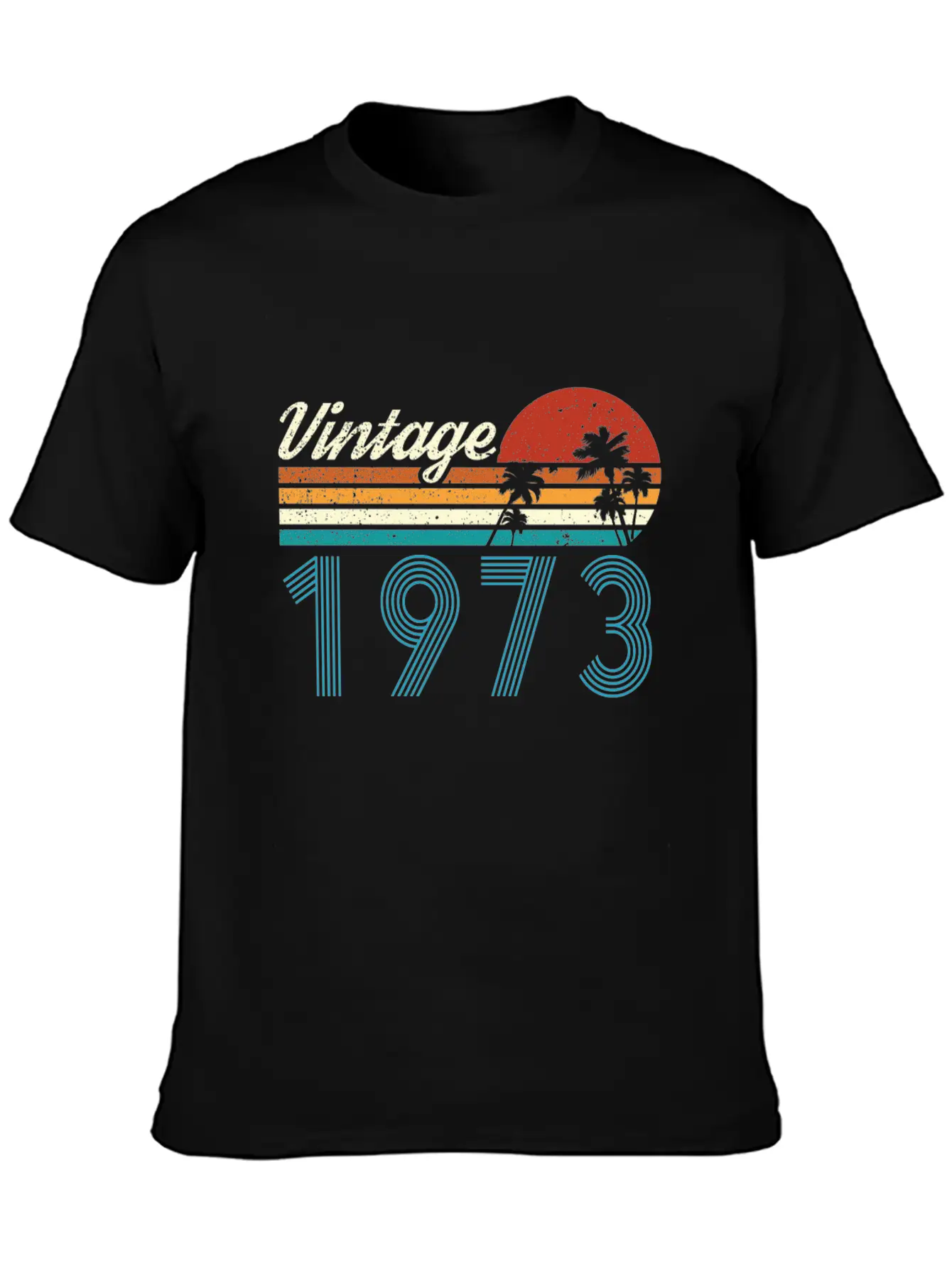 Vintage 1973 Vintage Birthday Retro Vintage Essential Cotton Tee For Daily Outfits – Unisex Style