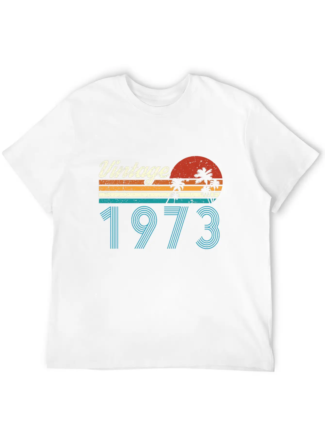 Vintage 1973 Vintage Birthday Retro Vintage Essential Cotton Tee For Daily Outfits – Unisex Style