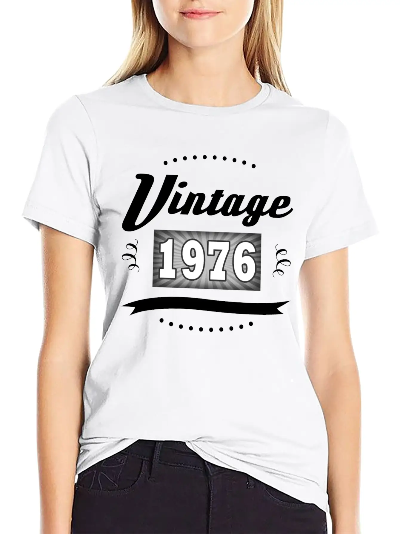 VINTAGE 1976 2.png Essential Cotton Tee For Daily Outfits – Unisex Style
