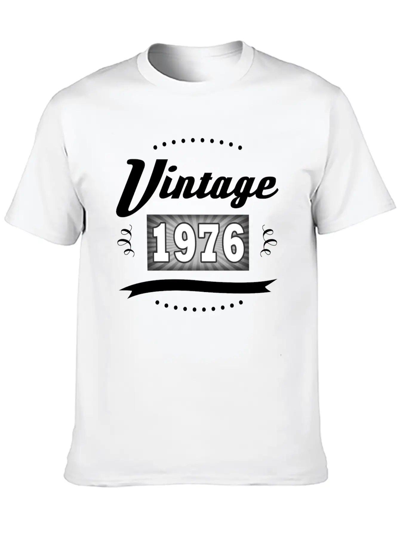 VINTAGE 1976 2.png Essential Cotton Tee For Daily Outfits – Unisex Style