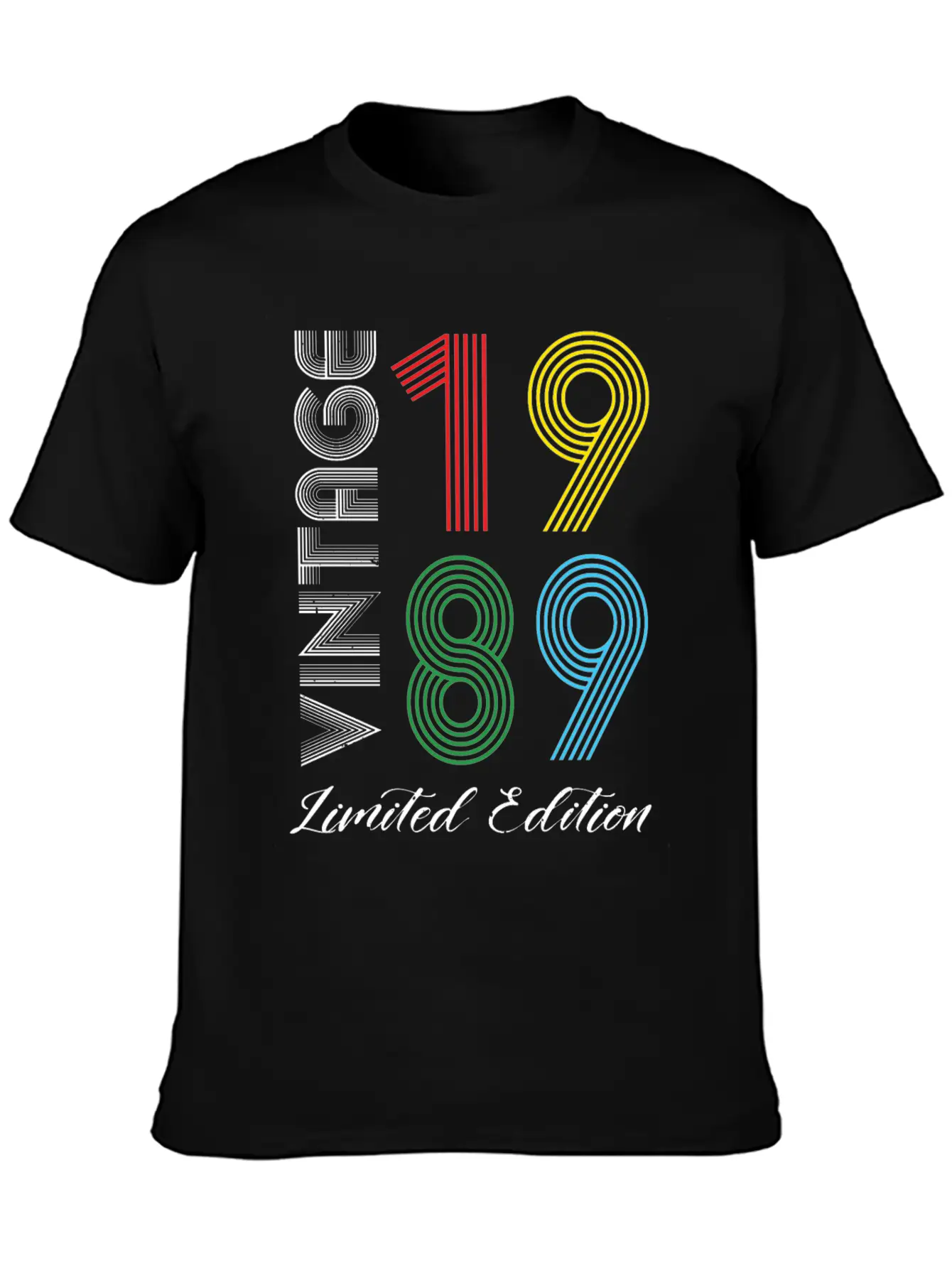 Vintage 1989 Vintage Birthday Retro Vintage Relaxed Everyday Tee – Lightweight And Durable Cotton