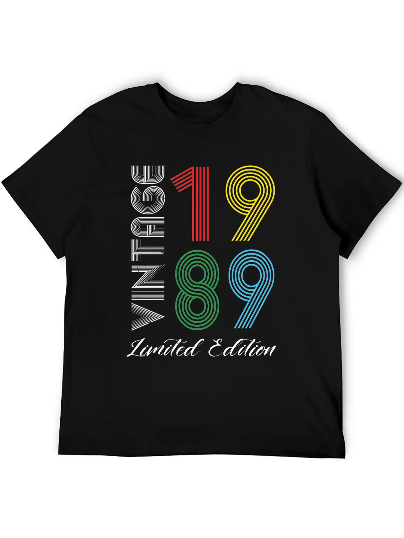 Vintage 1989 Vintage Birthday Retro Vintage Relaxed Everyday Tee – Lightweight And Durable Cotton