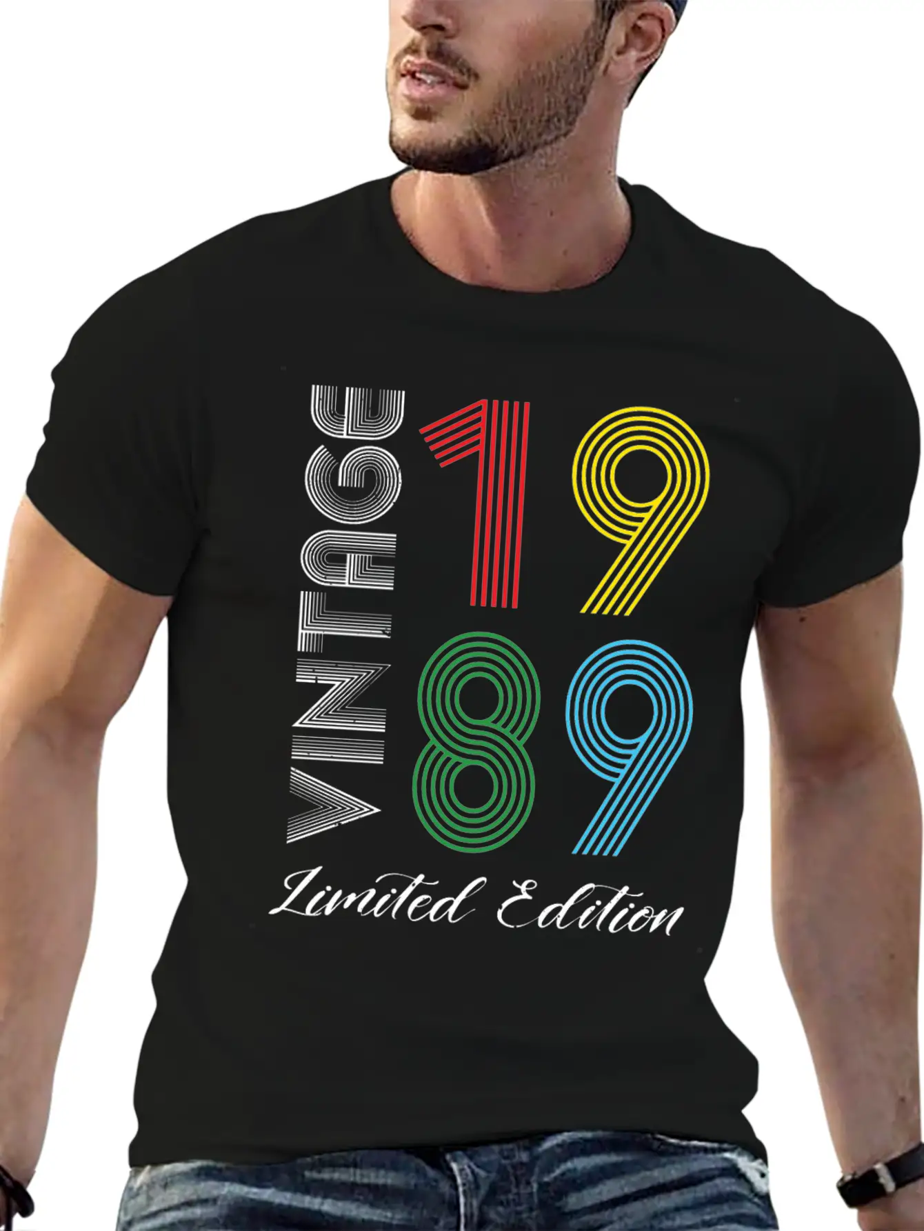 Vintage 1989 Vintage Birthday Retro Vintage Relaxed Everyday Tee – Lightweight And Durable Cotton