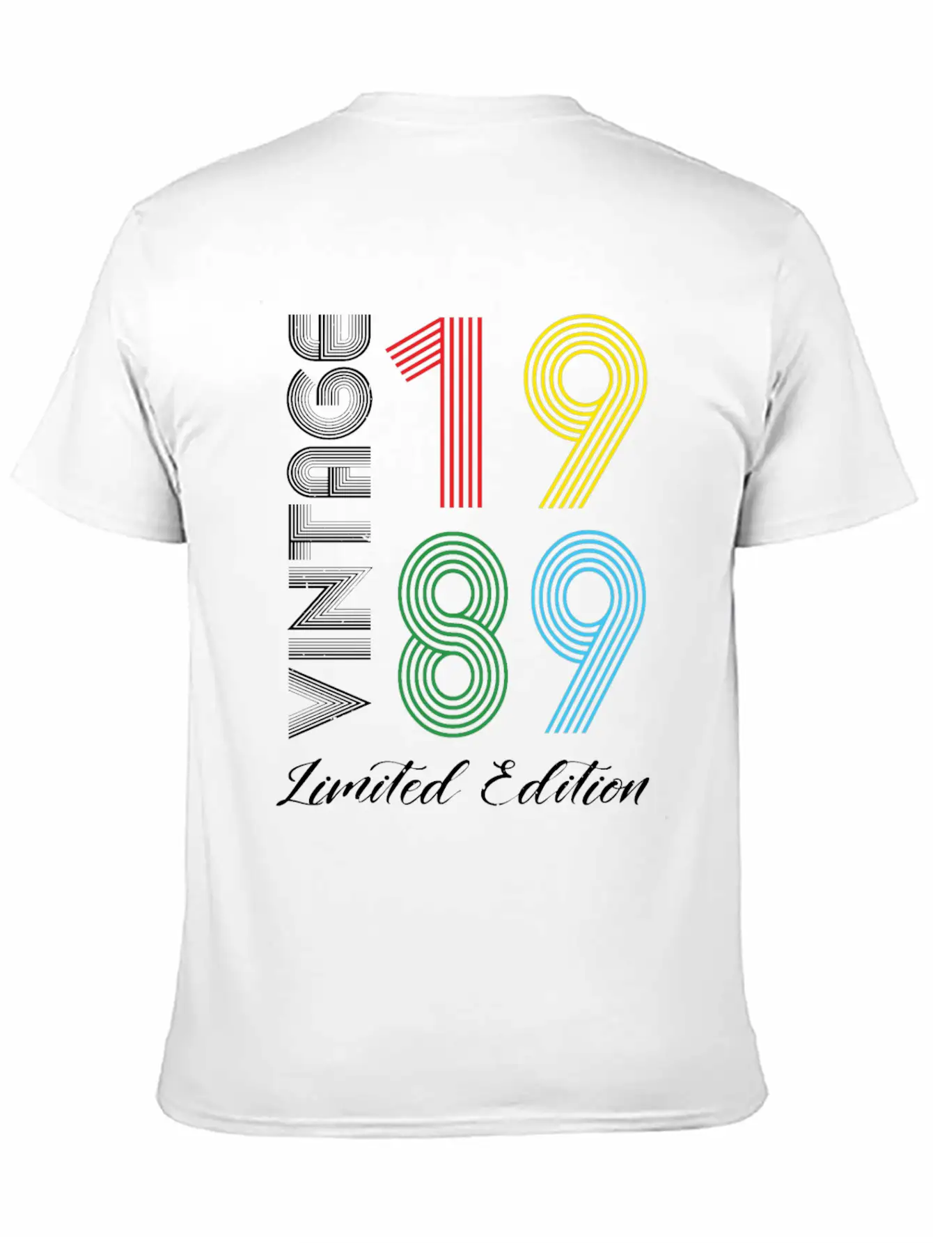 Vintage 1989 Vintage Birthday Retro Vintage Relaxed Everyday Tee – Lightweight And Durable Cotton