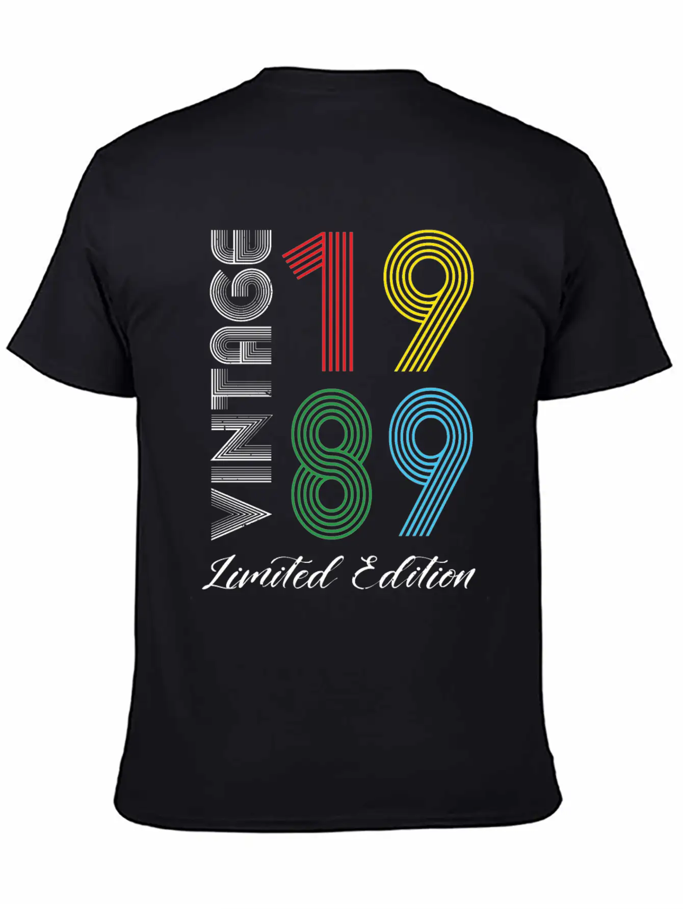Vintage 1989 Vintage Birthday Retro Vintage Relaxed Everyday Tee – Lightweight And Durable Cotton