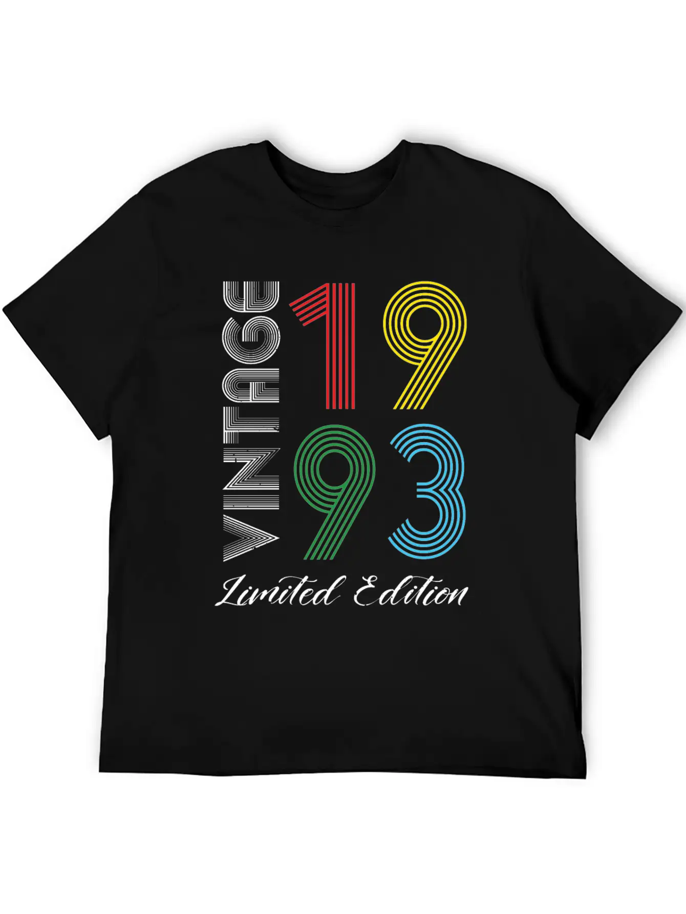 Vintage 1993 Vintage Birthday Retro Vintage Basic Graphic T-Shirt – Daily Comfort In Soft Cotton