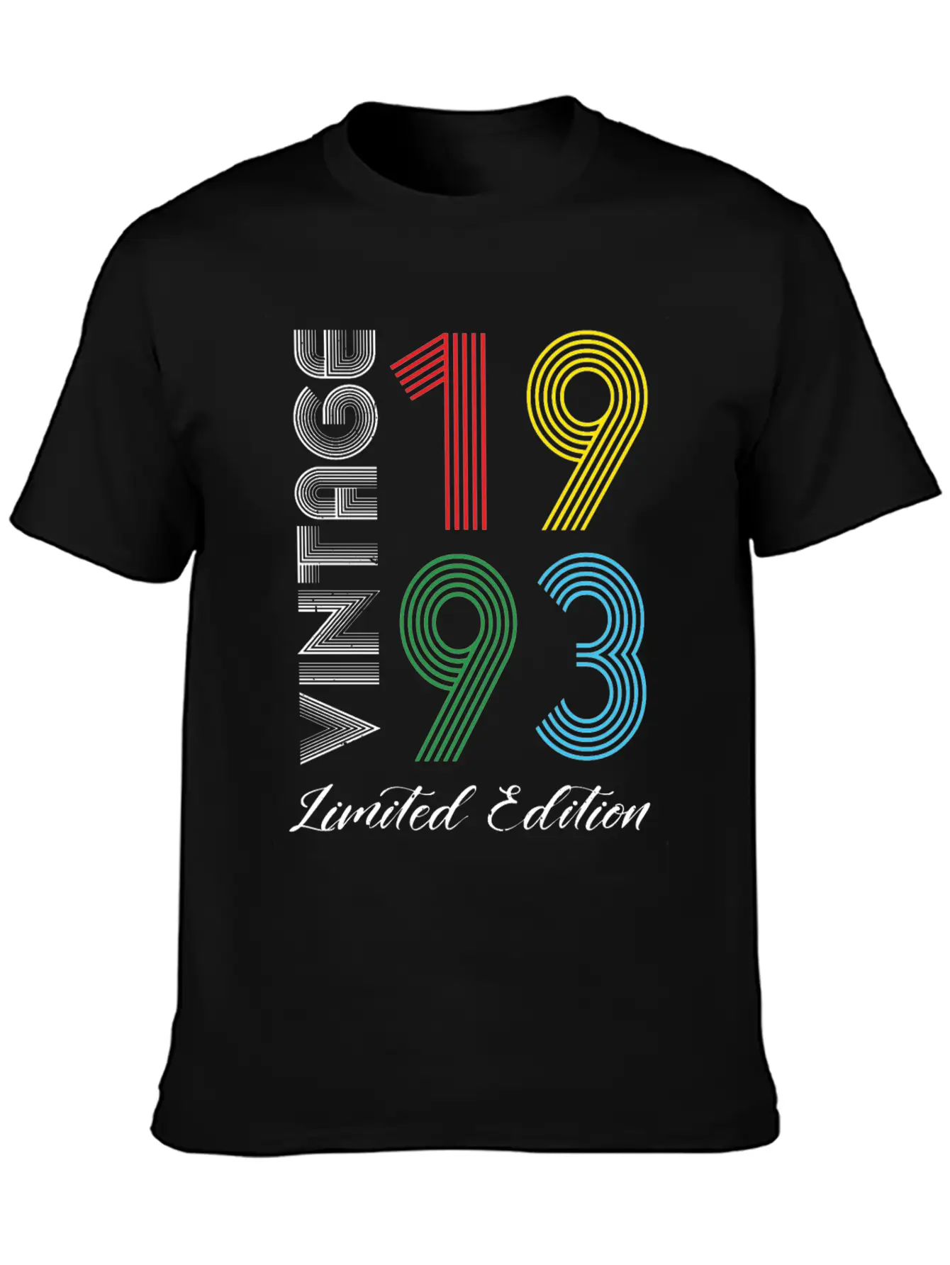 Vintage 1993 Vintage Birthday Retro Vintage Basic Graphic T-Shirt – Daily Comfort In Soft Cotton
