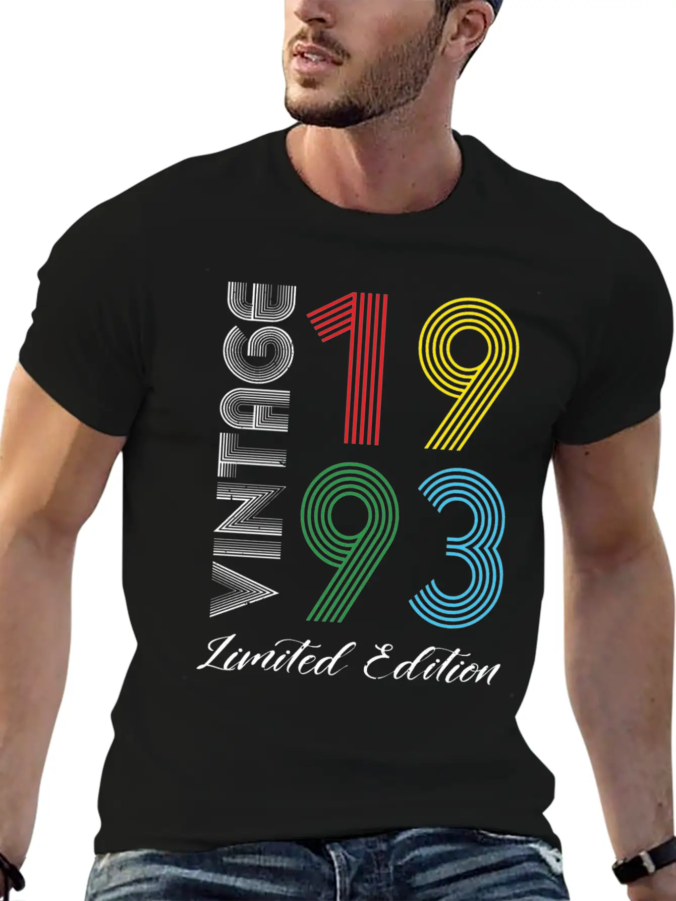 Vintage 1993 Vintage Birthday Retro Vintage Basic Graphic T-Shirt – Daily Comfort In Soft Cotton