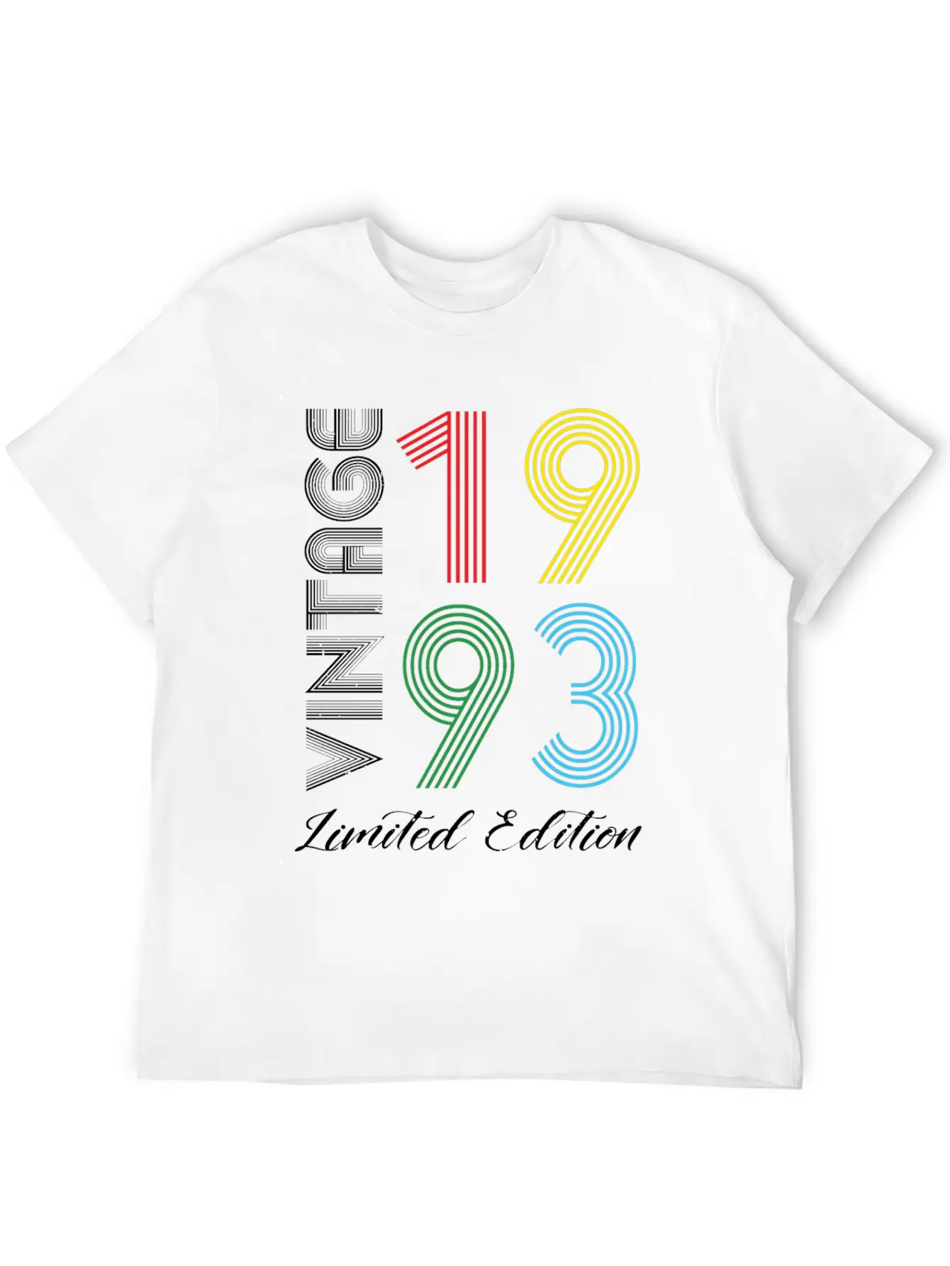 Vintage 1993 Vintage Birthday Retro Vintage Basic Graphic T-Shirt – Daily Comfort In Soft Cotton