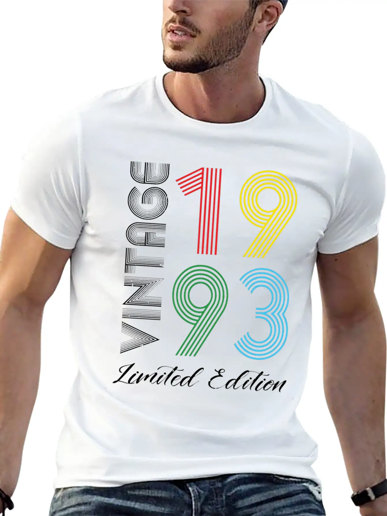 Vintage 1993 Vintage Birthday Retro Vintage Basic Graphic T-Shirt – Daily Comfort In Soft Cotton