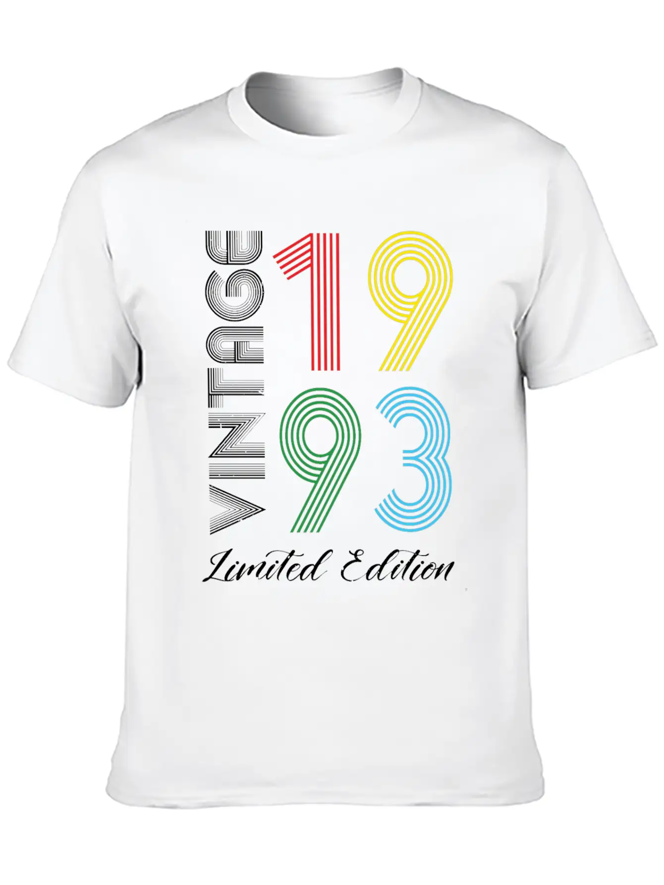 Vintage 1993 Vintage Birthday Retro Vintage Basic Graphic T-Shirt – Daily Comfort In Soft Cotton