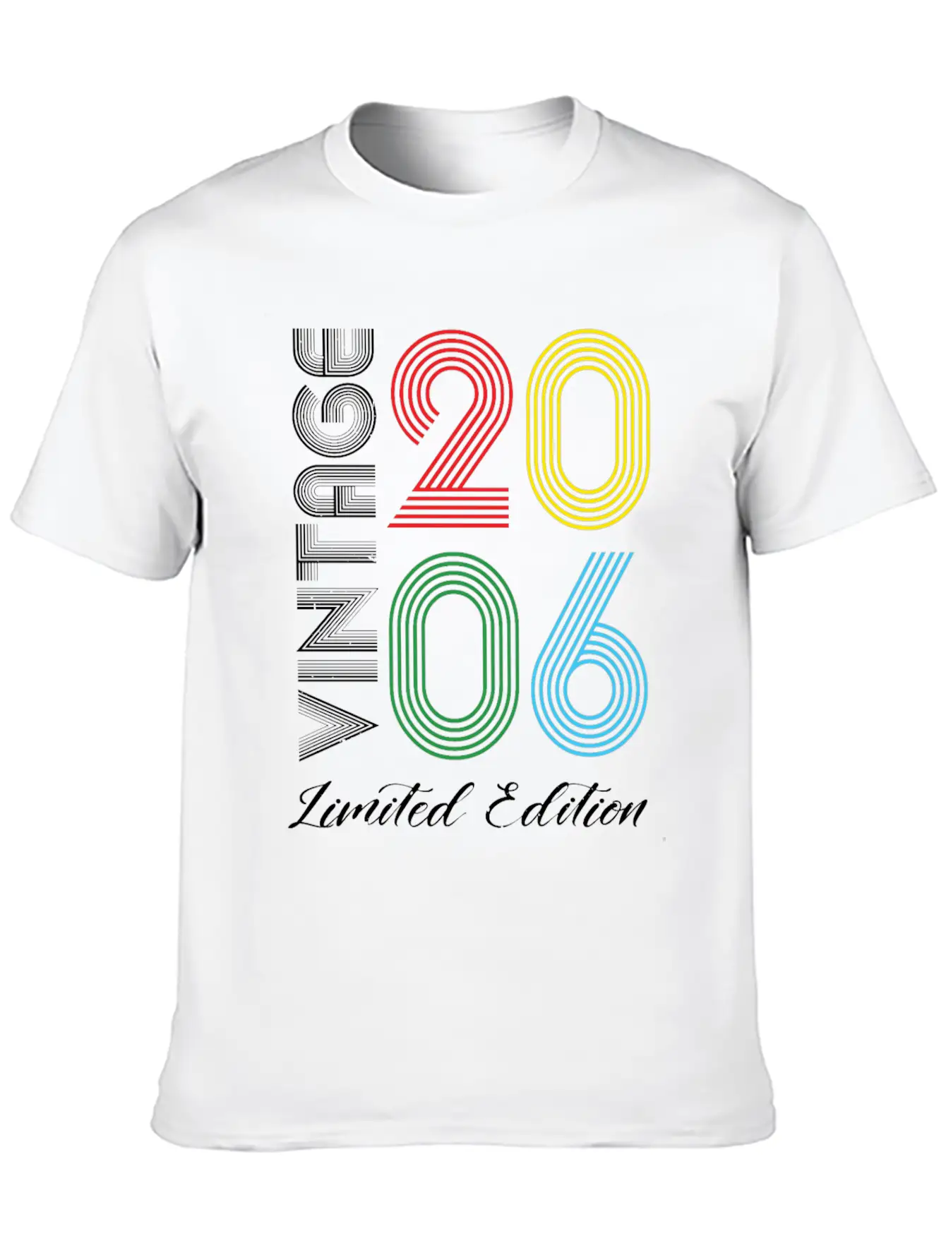 Vintage 2006 Vintage Birthday Retro Vintage Classic Fit Graphic Tee For Daily Comfort – Unisex Cotton Shirt