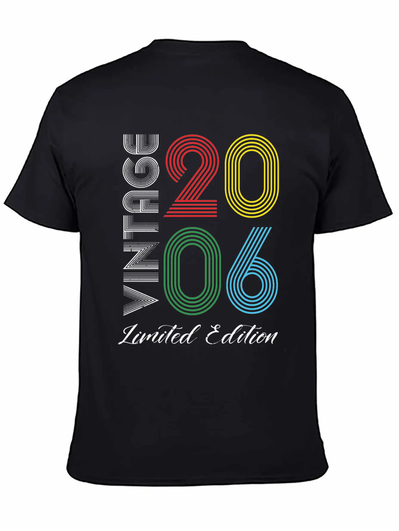 Vintage 2006 Vintage Birthday Retro Vintage Classic Fit Graphic Tee For Daily Comfort – Unisex Cotton Shirt