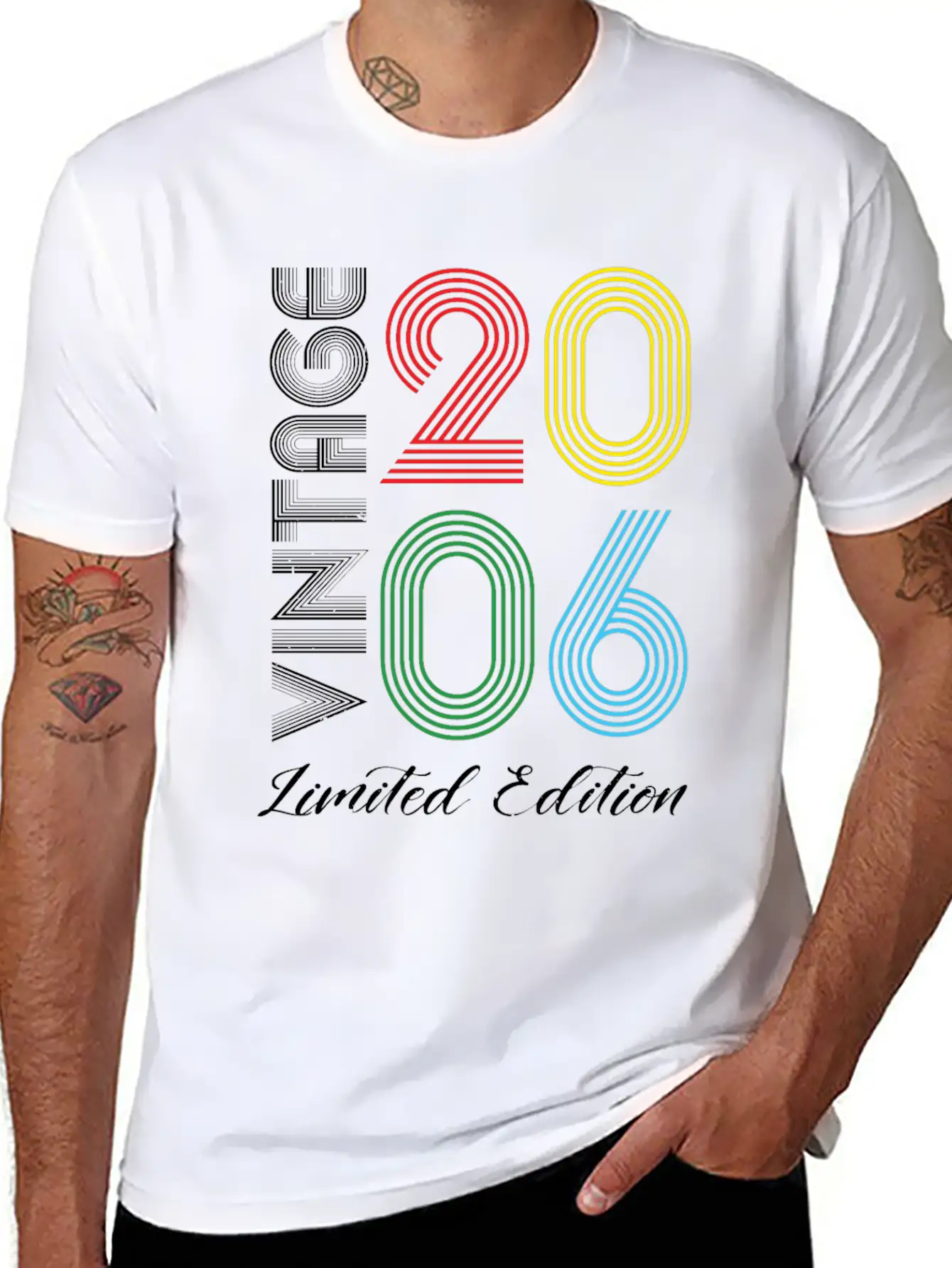 Vintage 2006 Vintage Birthday Retro Vintage Classic Fit Graphic Tee For Daily Comfort – Unisex Cotton Shirt