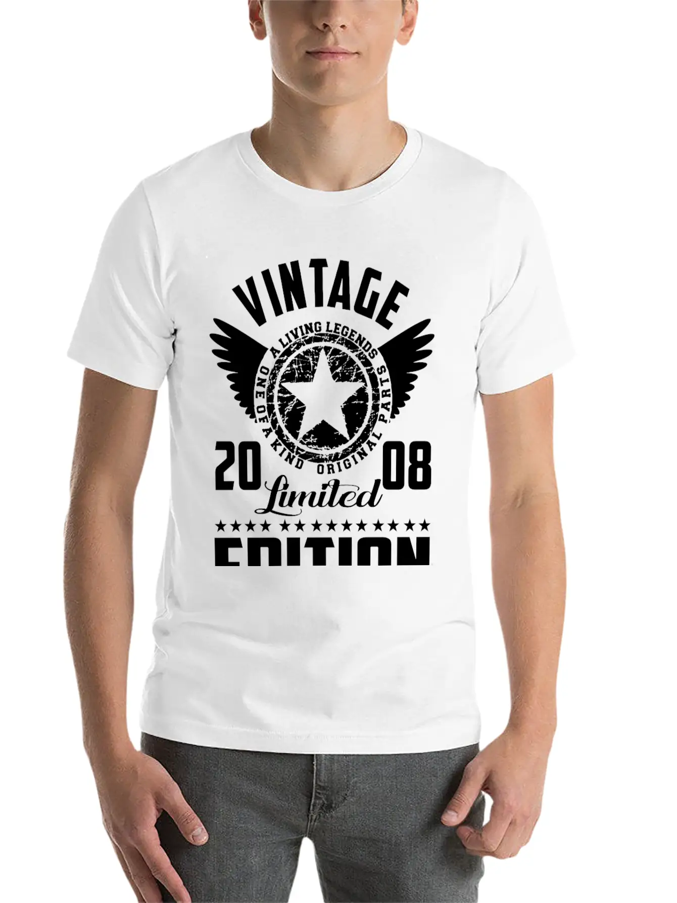 VINTAGE 28 A.png Unisex Casual T-Shirt – Clean Design For Daily Comfort