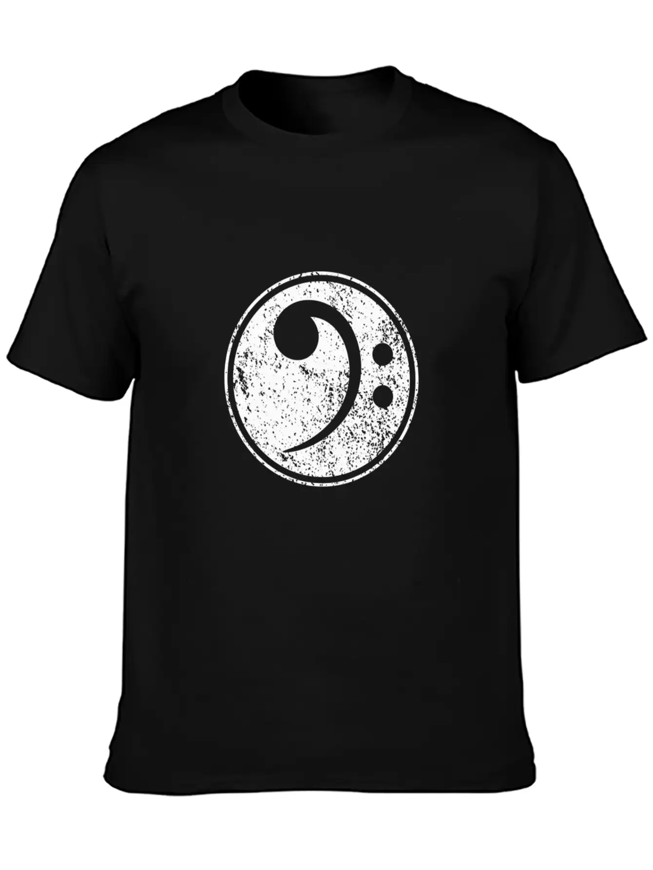 Vintage Bass Clef Bassist Bass Player Musician Ess Unisex Casual T-Shirt – Clean Design For Daily Comfort