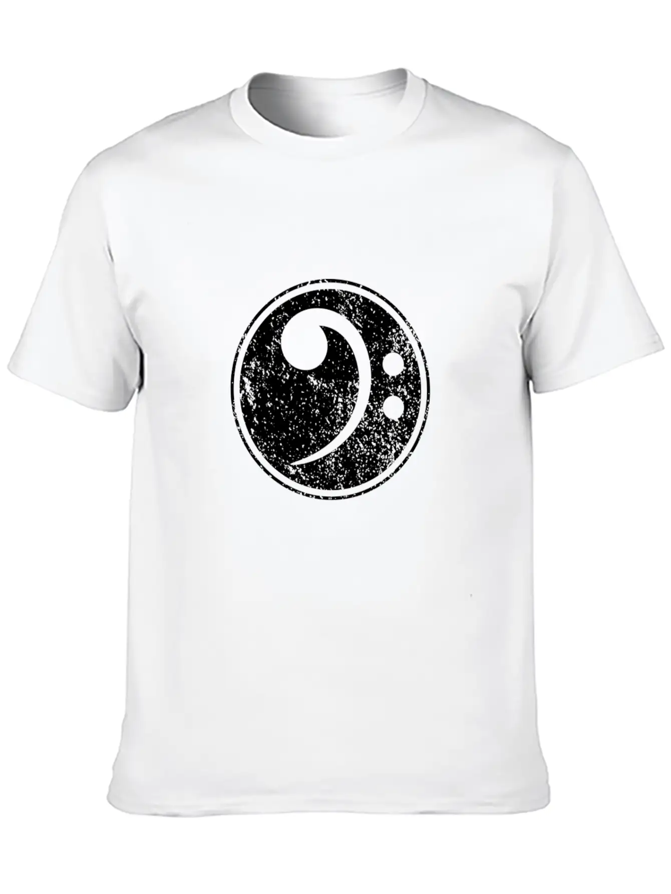 Vintage Bass Clef Bassist Bass Player Musician Ess Unisex Casual T-Shirt – Clean Design For Daily Comfort