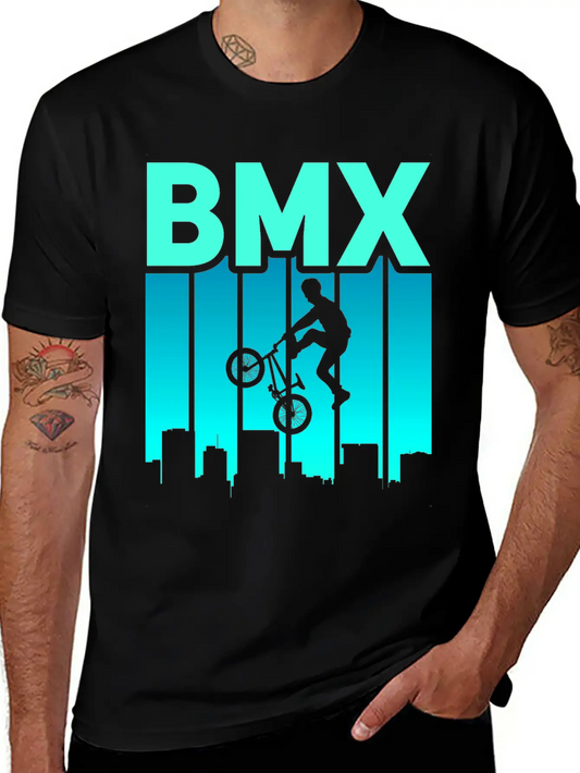Vintage Bike Outfit, Bicycle Urban Freestyle BMX Essential Cotton Tee For Daily Outfits – Unisex Style