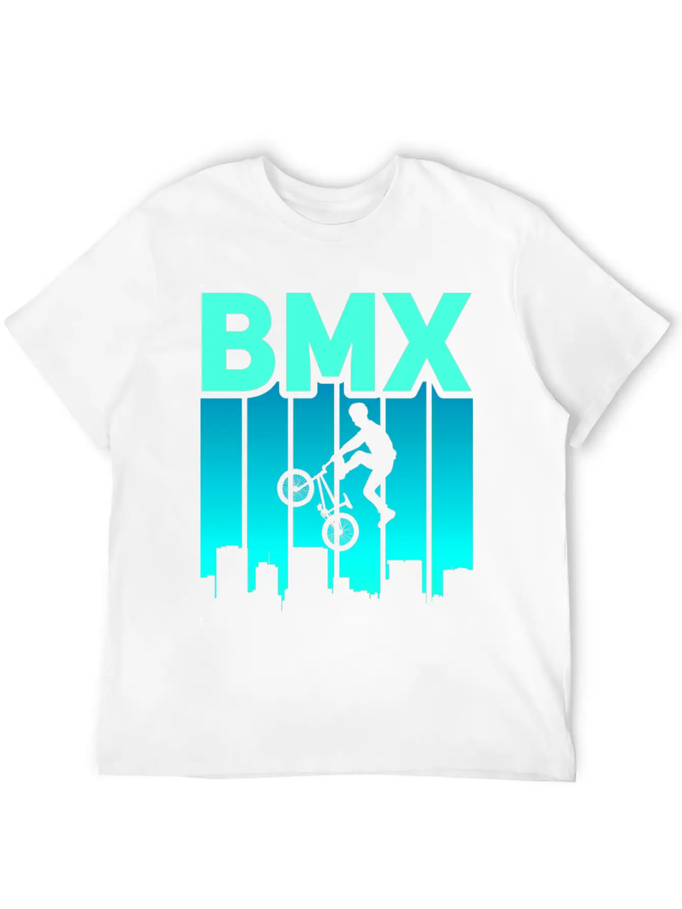 Vintage Bike Outfit, Bicycle Urban Freestyle BMX Essential Cotton Tee For Daily Outfits – Unisex Style