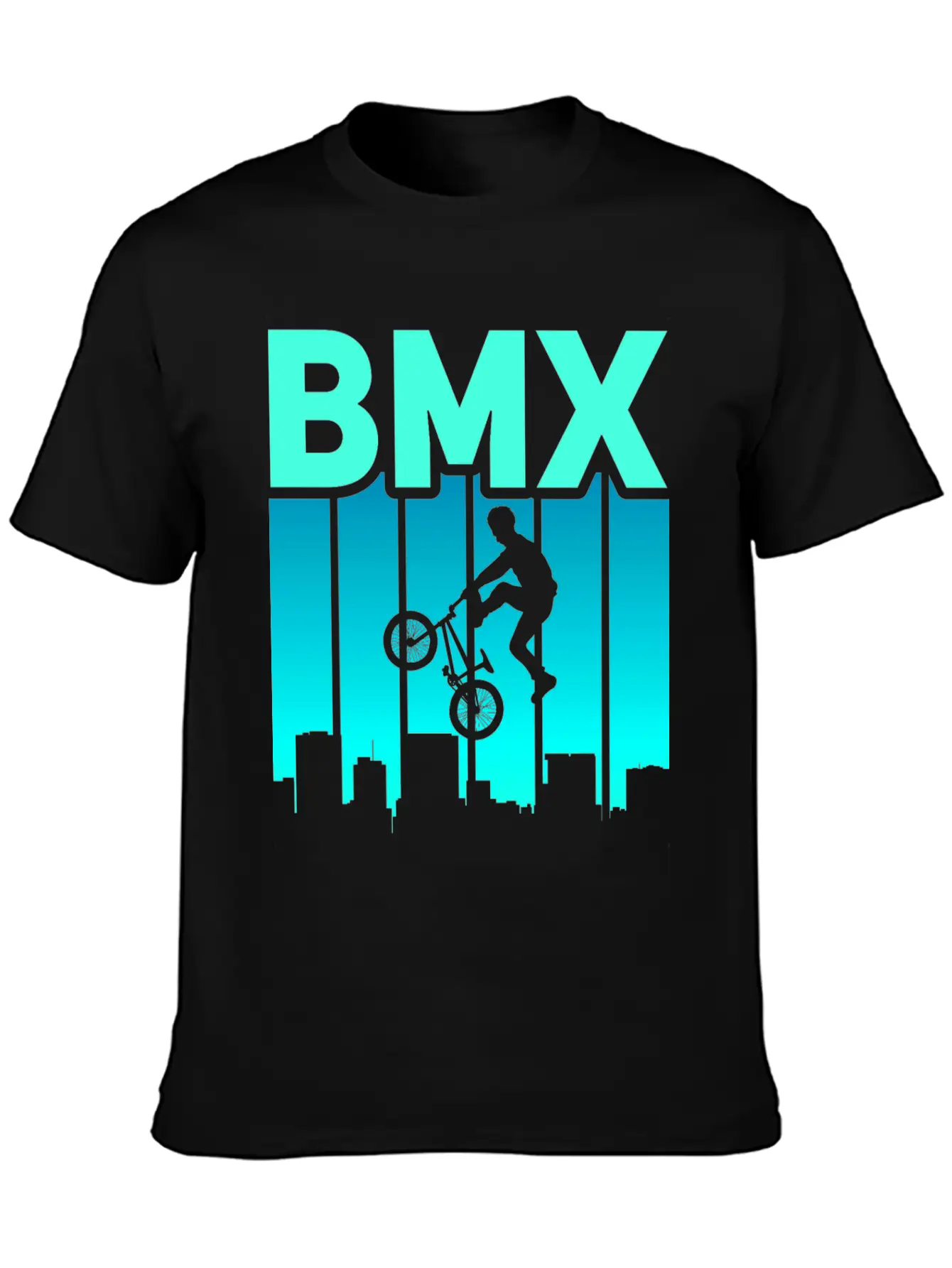 Vintage Bike Outfit, Bicycle Urban Freestyle BMX Essential Cotton Tee For Daily Outfits – Unisex Style