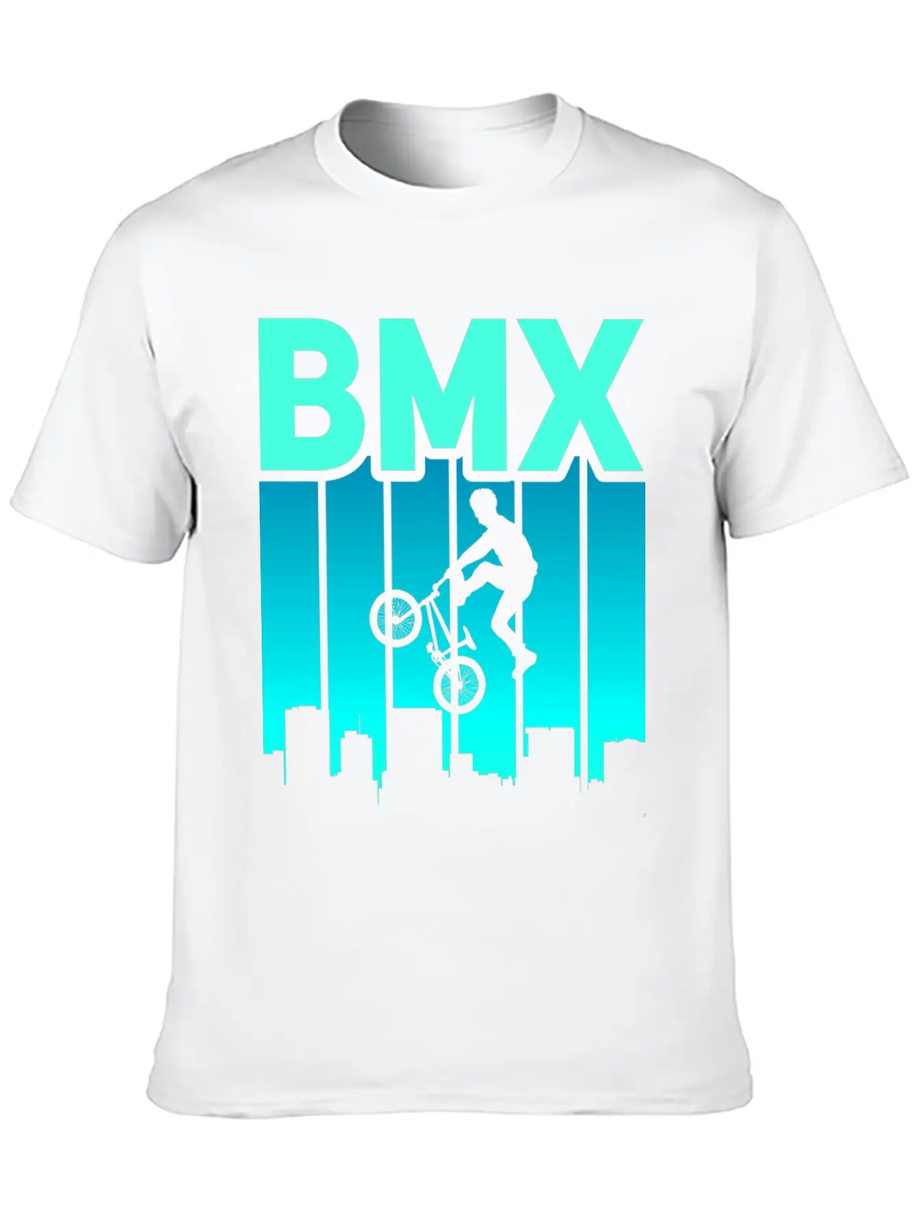 Vintage Bike Outfit, Bicycle Urban Freestyle BMX Essential Cotton Tee For Daily Outfits – Unisex Style