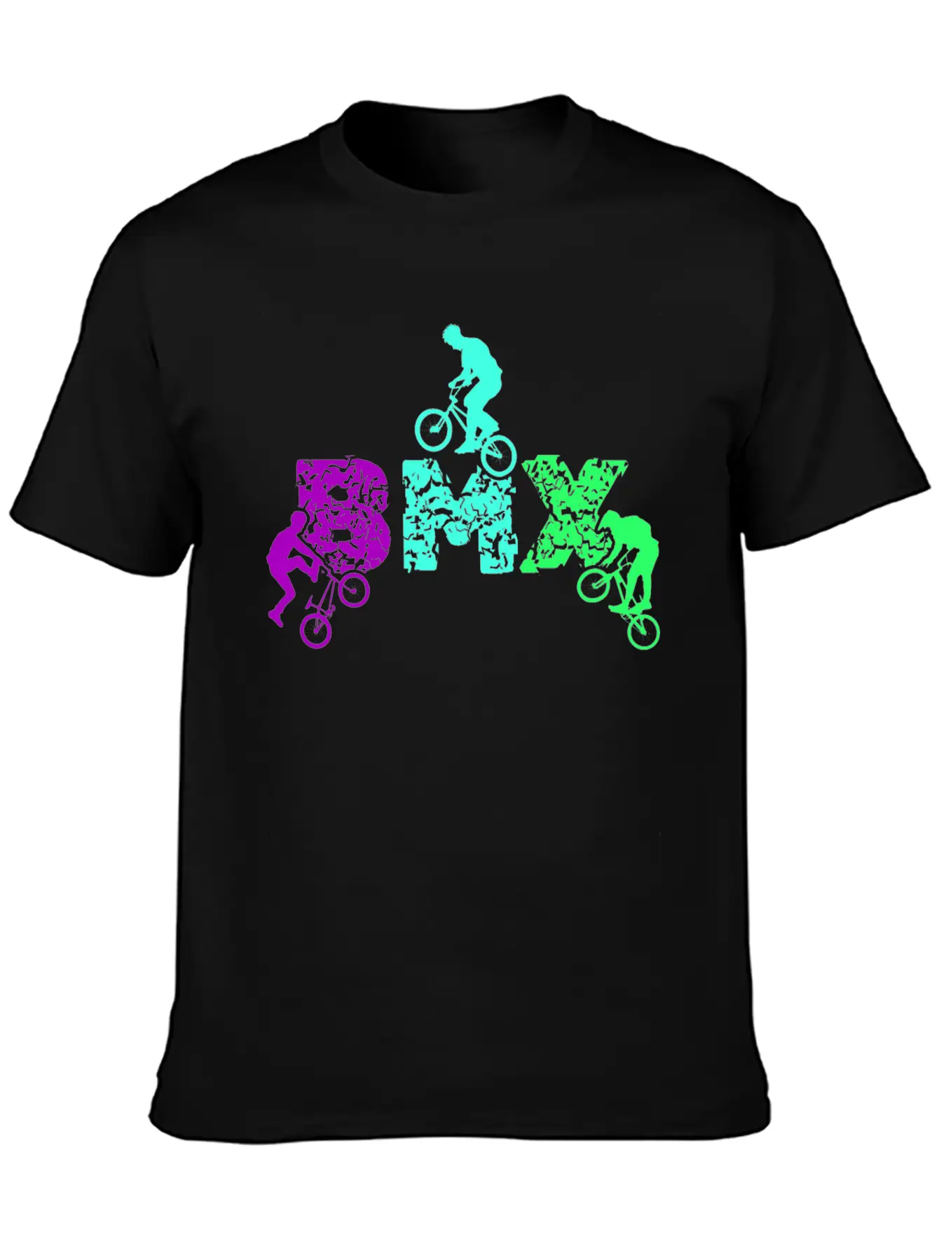 Vintage Bike Outfit, Bicycle Urban Freestyle BMX Relaxed Everyday Tee – Lightweight And Durable Cotton