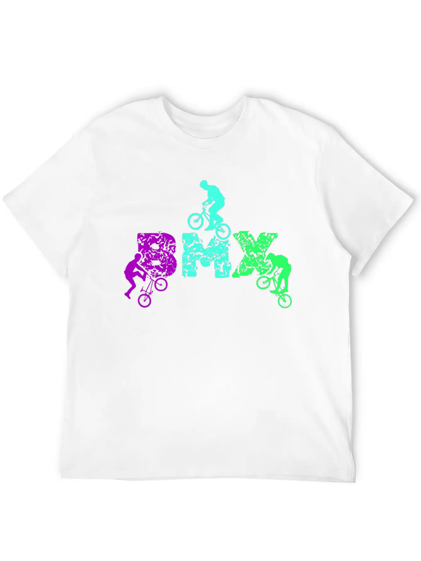 Vintage Bike Outfit, Bicycle Urban Freestyle BMX Relaxed Everyday Tee – Lightweight And Durable Cotton