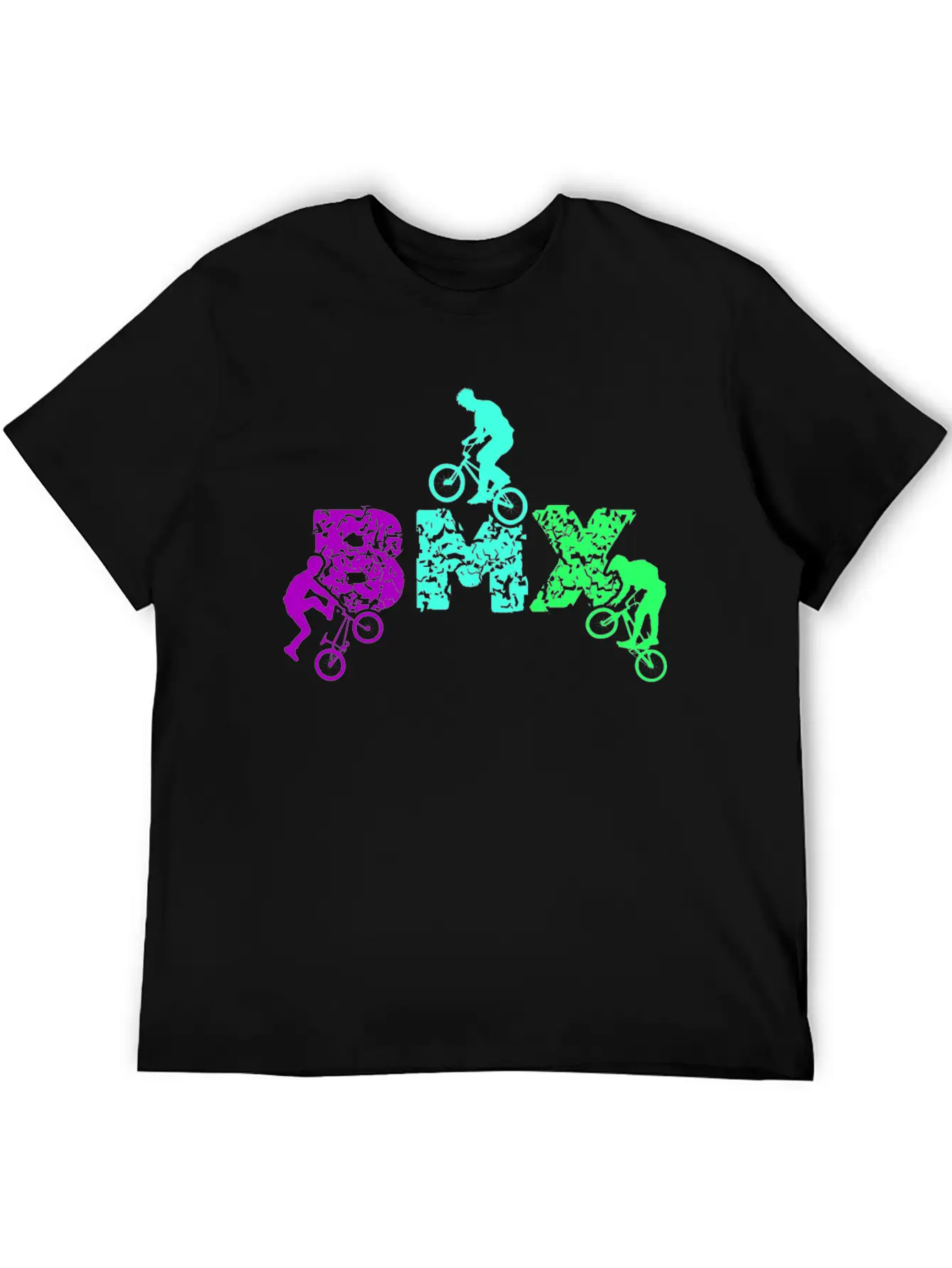 Vintage Bike Outfit, Bicycle Urban Freestyle BMX Relaxed Everyday Tee – Lightweight And Durable Cotton