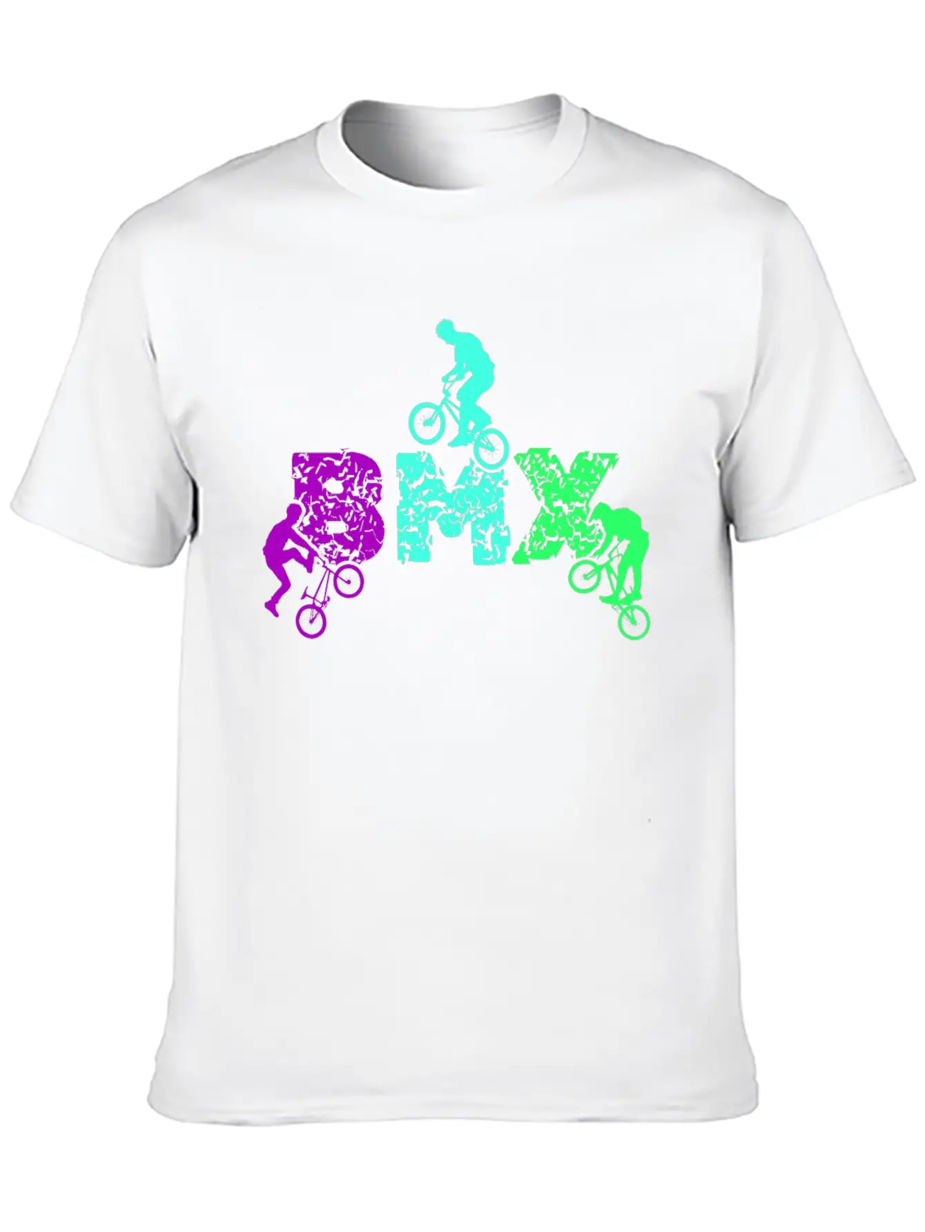 Vintage Bike Outfit, Bicycle Urban Freestyle BMX Relaxed Everyday Tee – Lightweight And Durable Cotton