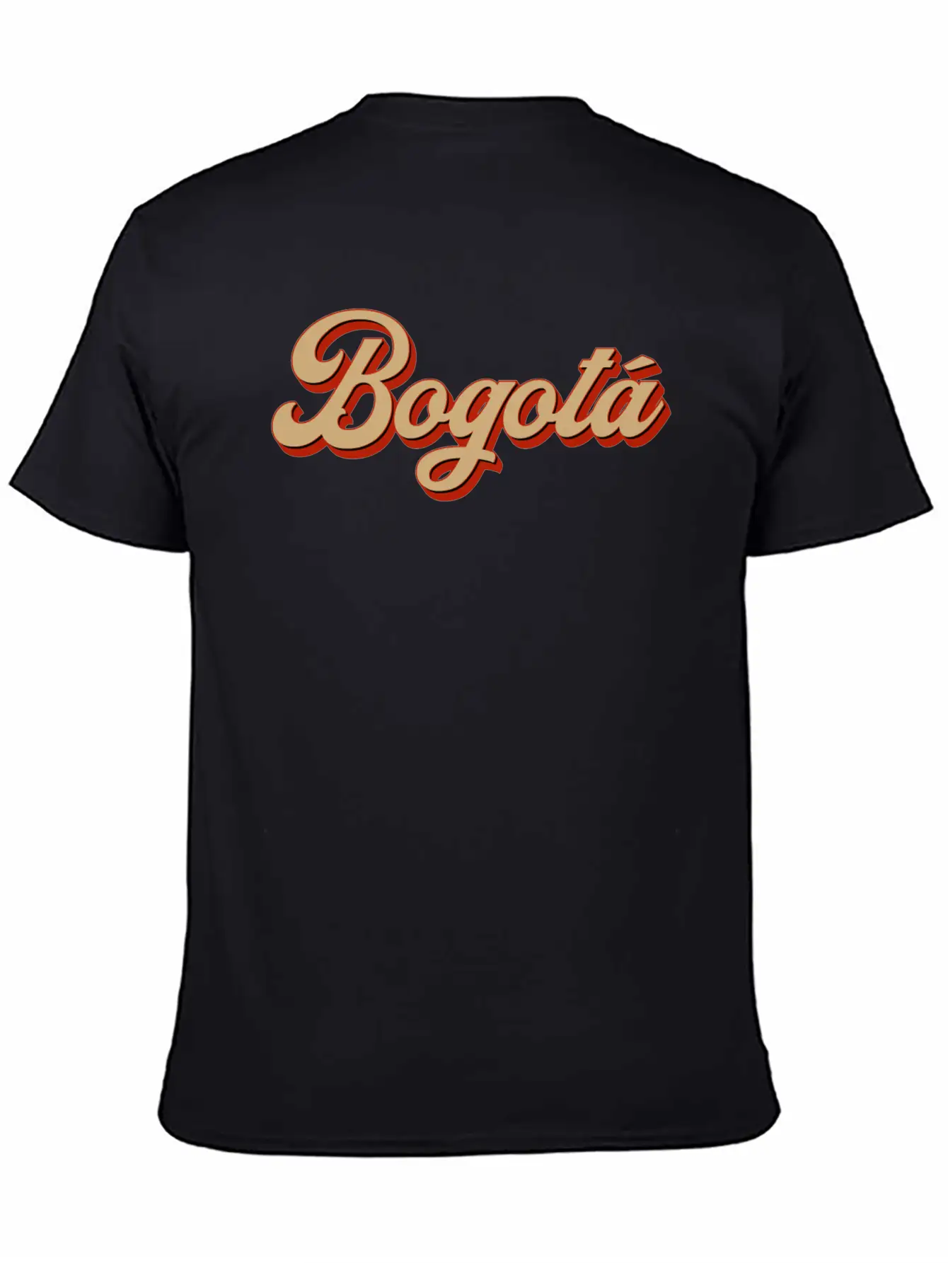 Vintage Bogota Lettering Modern Fit Casual T-Shirt ��� Clean And Versatile Design
