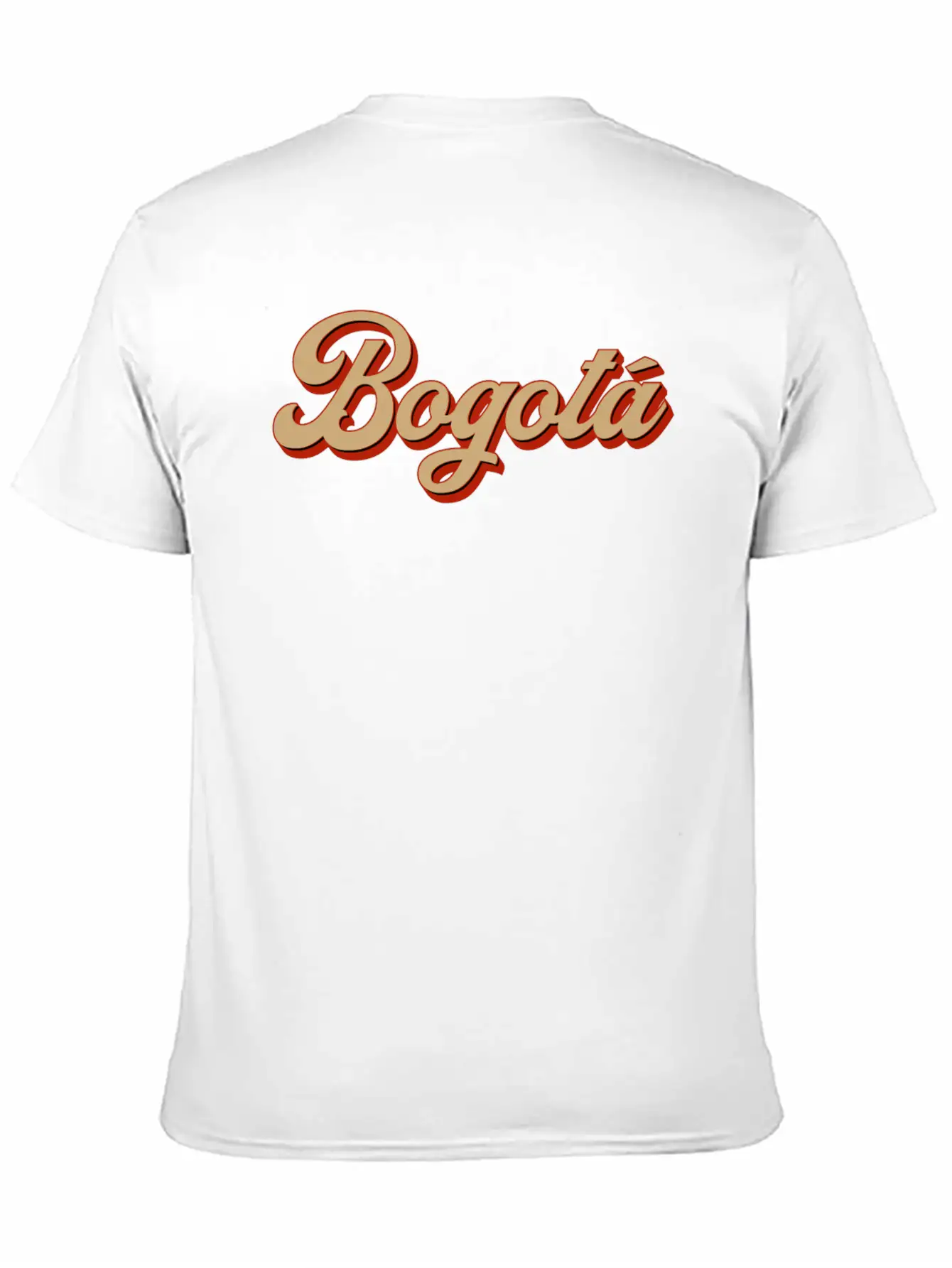 Vintage Bogota Lettering Modern Fit Casual T-Shirt ��� Clean And Versatile Design