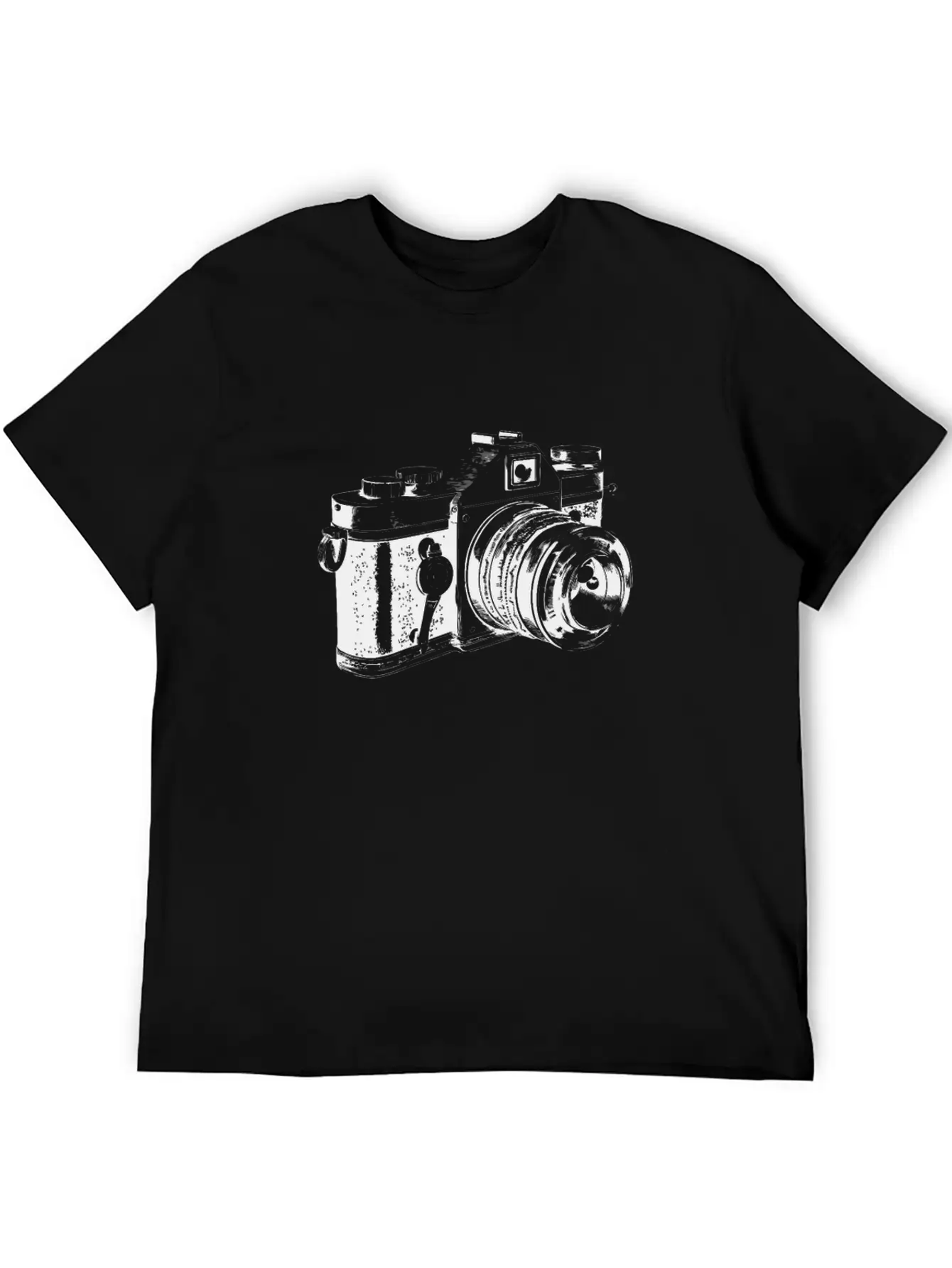 Vintage Camera Photography Essential Cotton Tee For Daily Outfits – Unisex Style