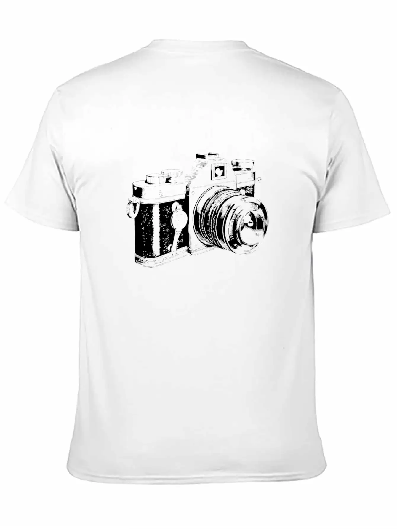 Vintage Camera Photography Essential Cotton Tee For Daily Outfits – Unisex Style