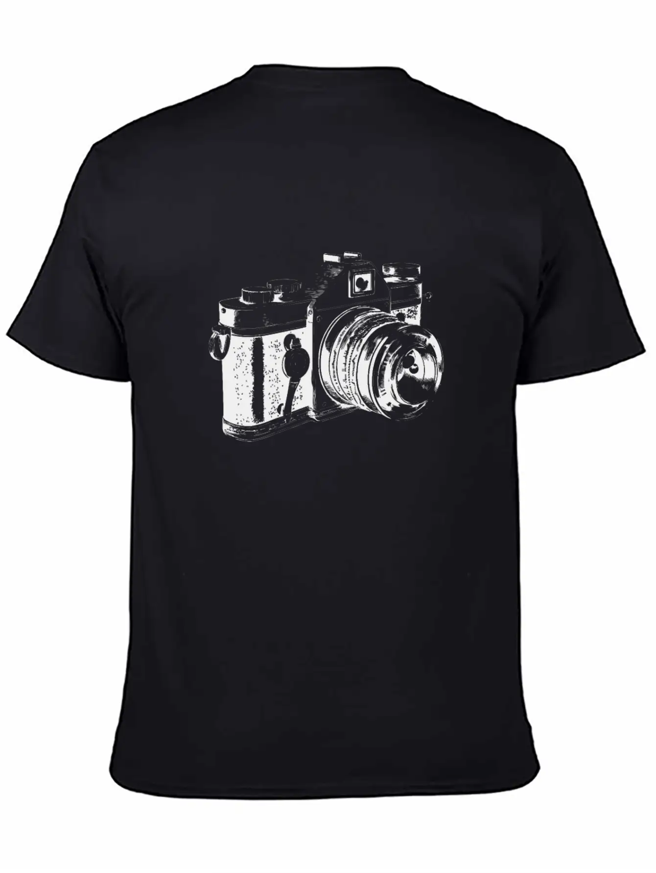 Vintage Camera Photography Essential Cotton Tee For Daily Outfits – Unisex Style