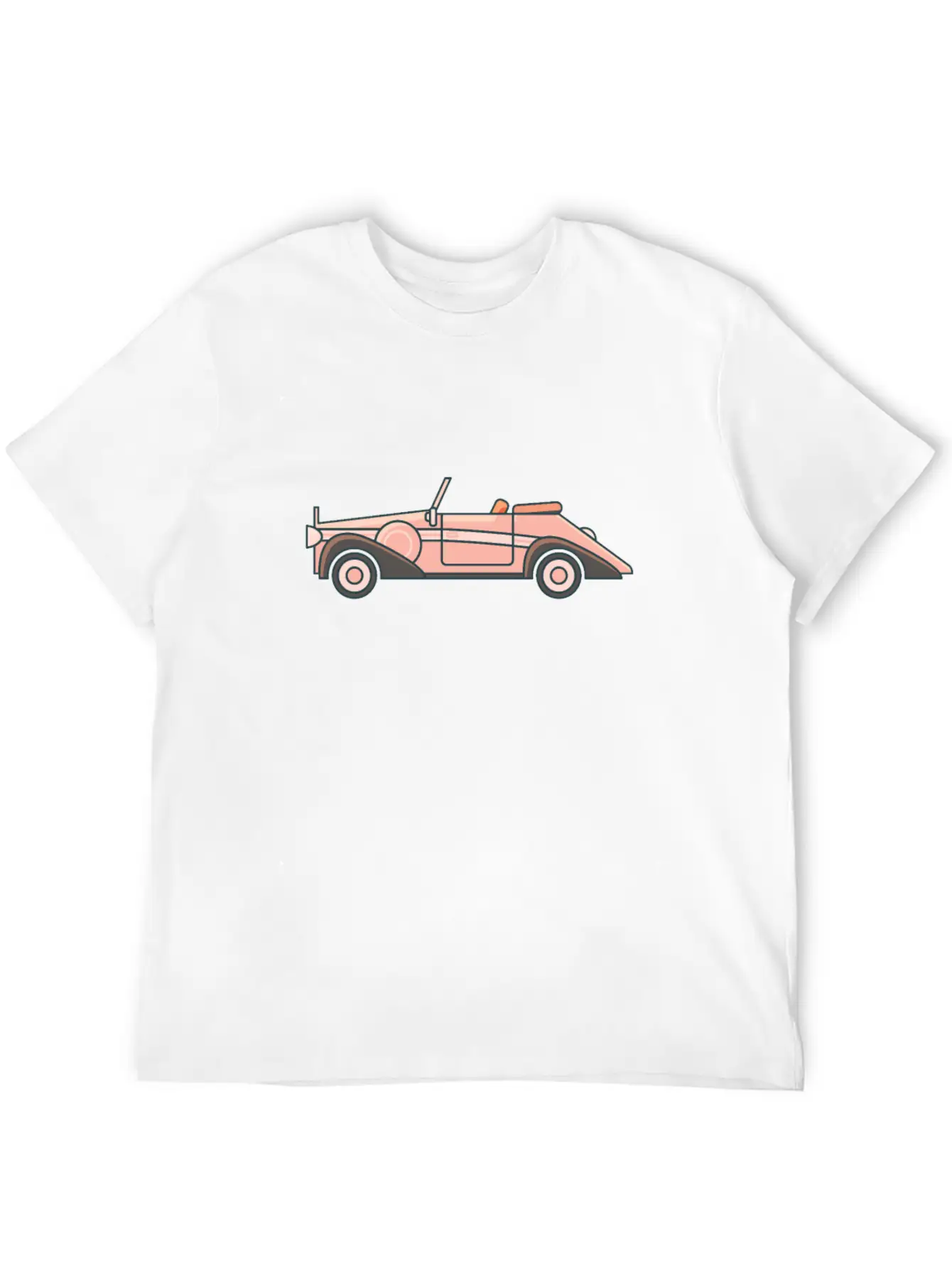 Vintage Car Lightweight Cotton T-Shirt – Daily Comfort Graphic Shirt