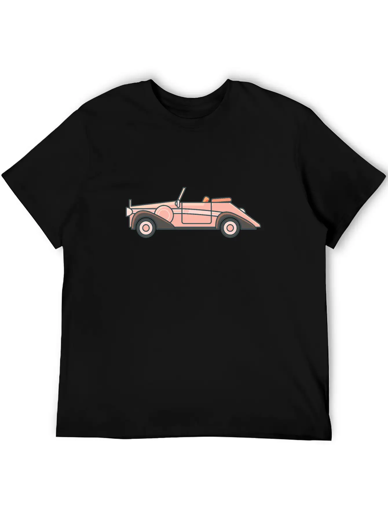 Vintage Car Lightweight Cotton T-Shirt – Daily Comfort Graphic Shirt
