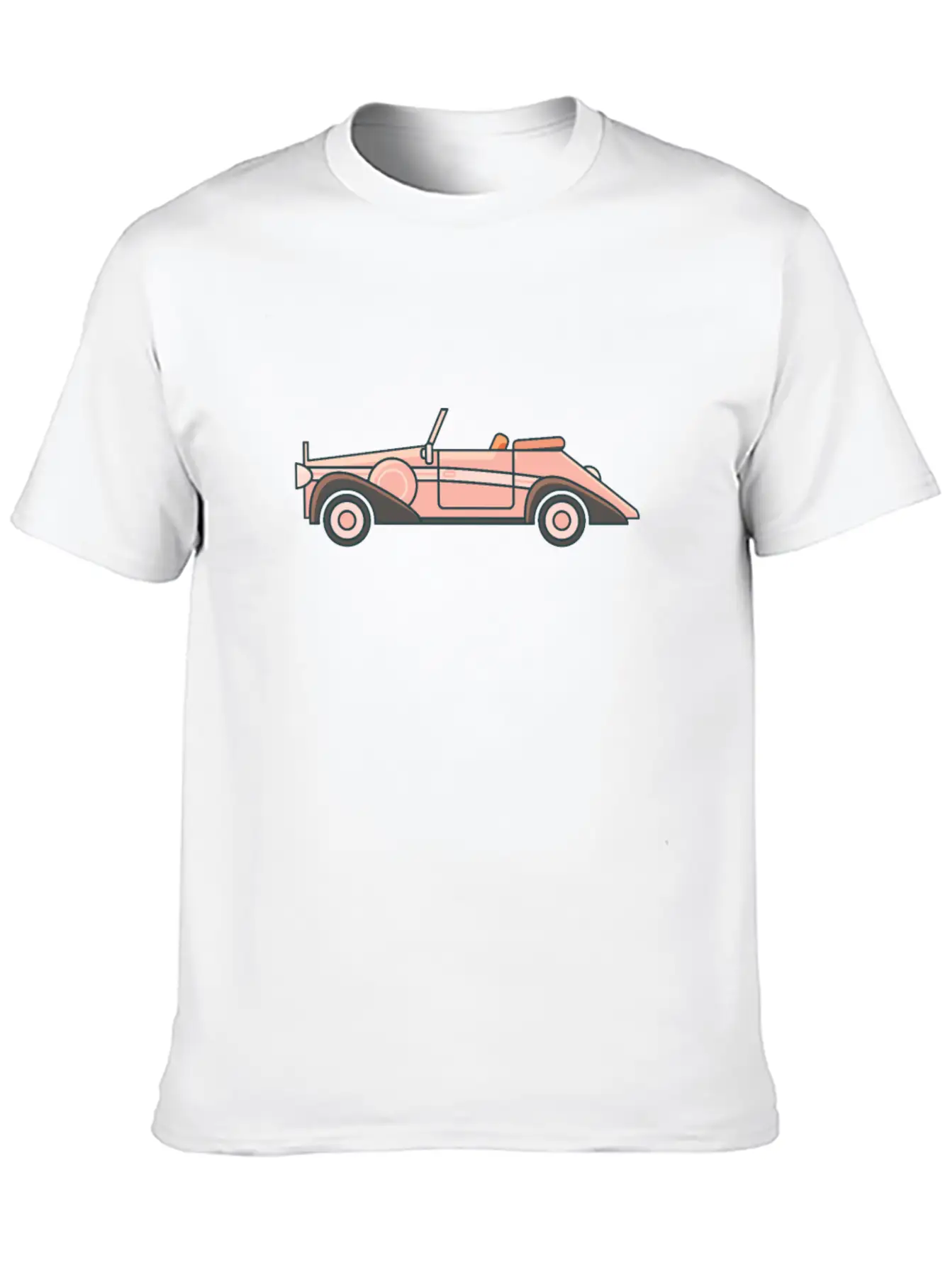 Vintage Car Lightweight Cotton T-Shirt – Daily Comfort Graphic Shirt